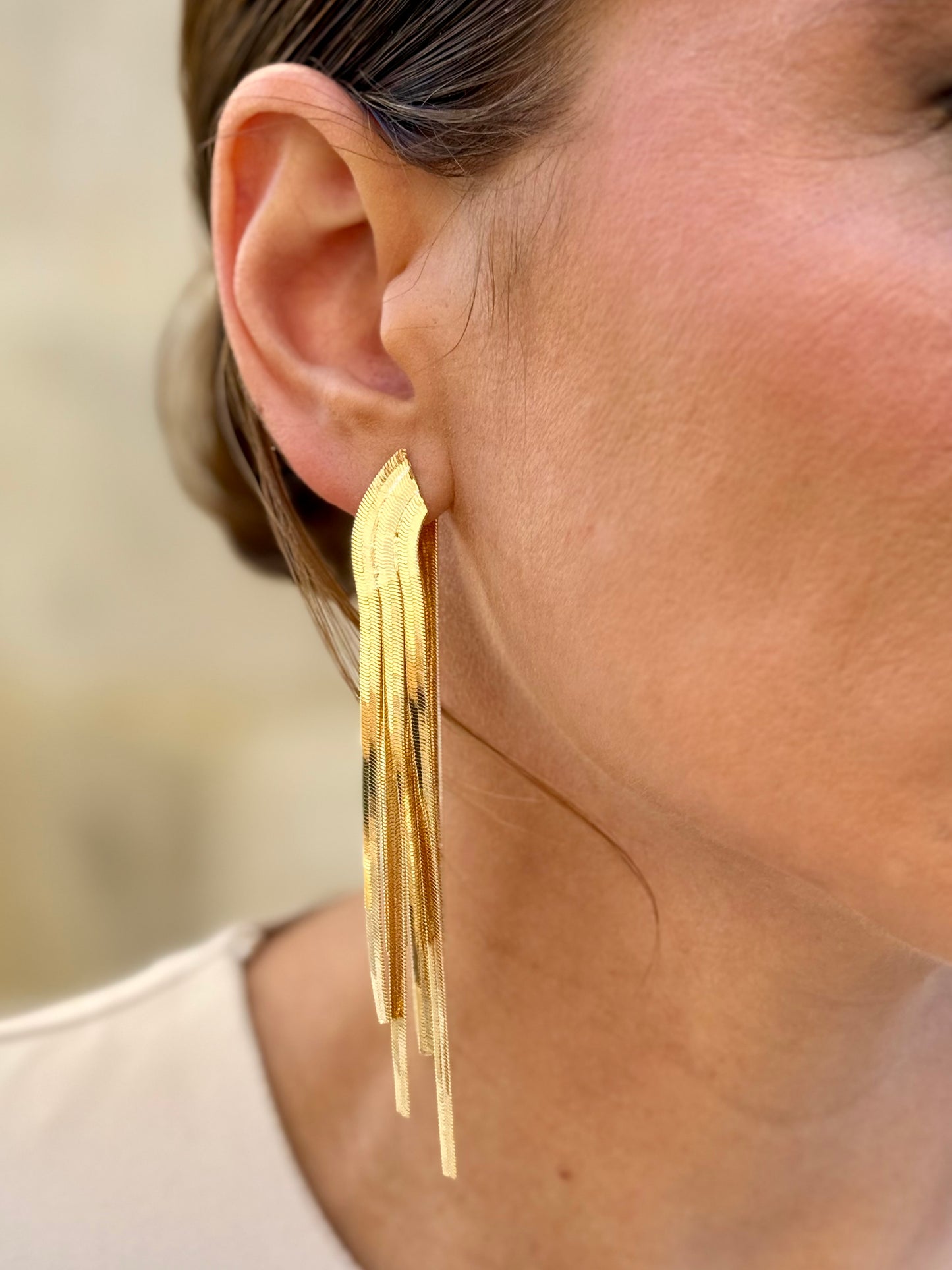 Pendientes Jerez Dorado