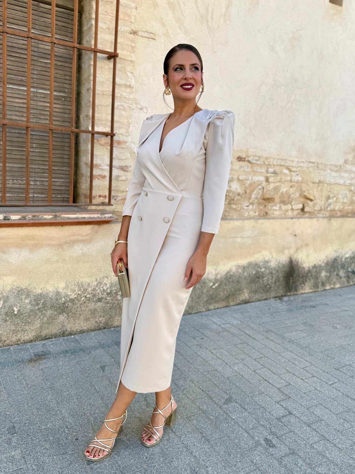 Vestido Bailén Beige