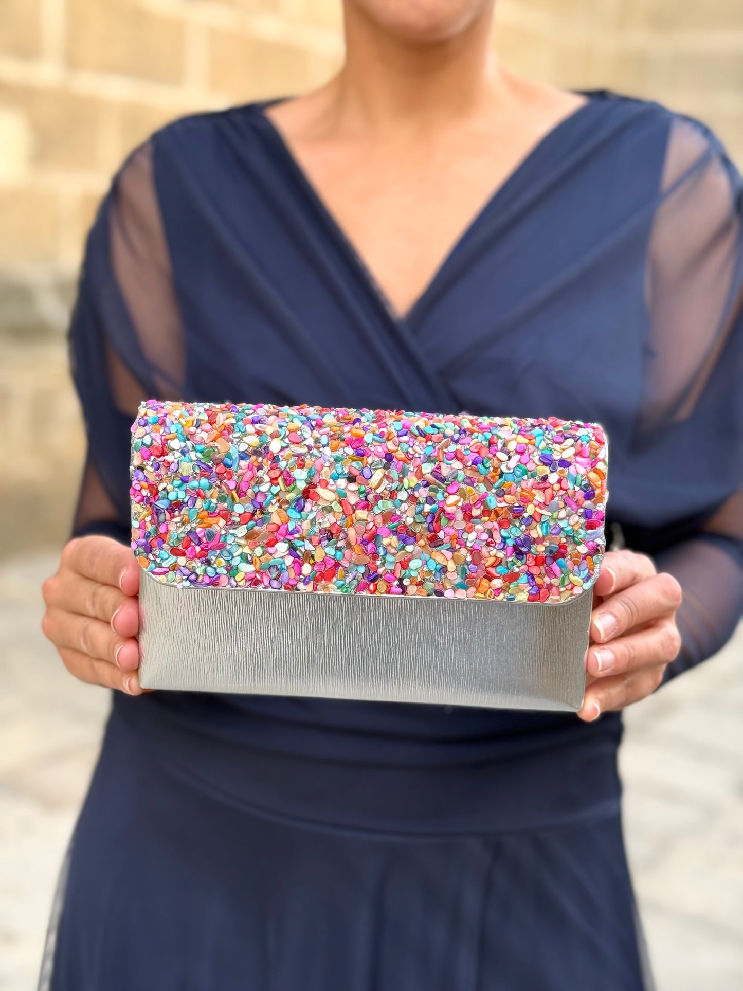 Bolso Malta Plata