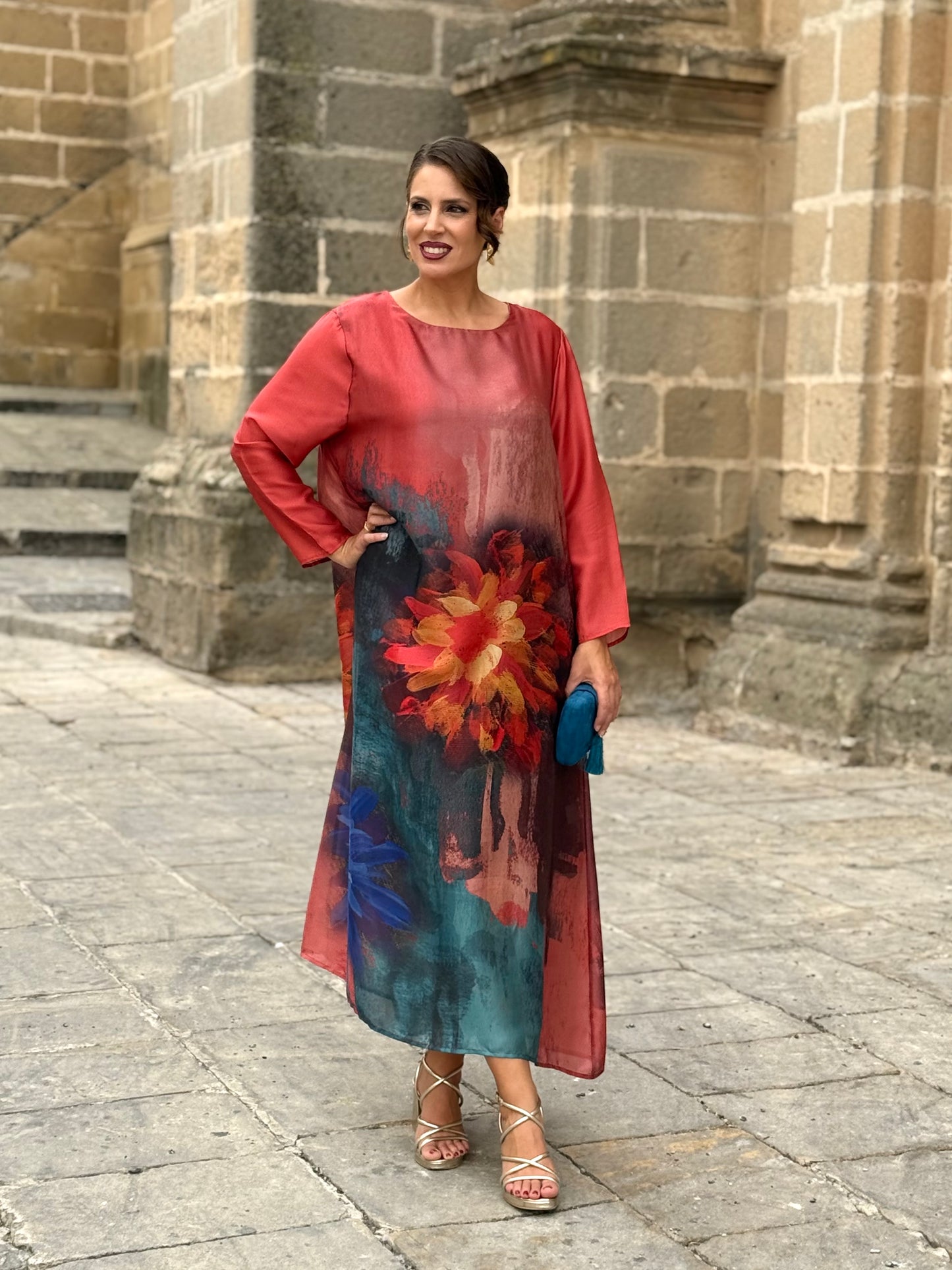 Vestido Gardenia Coral