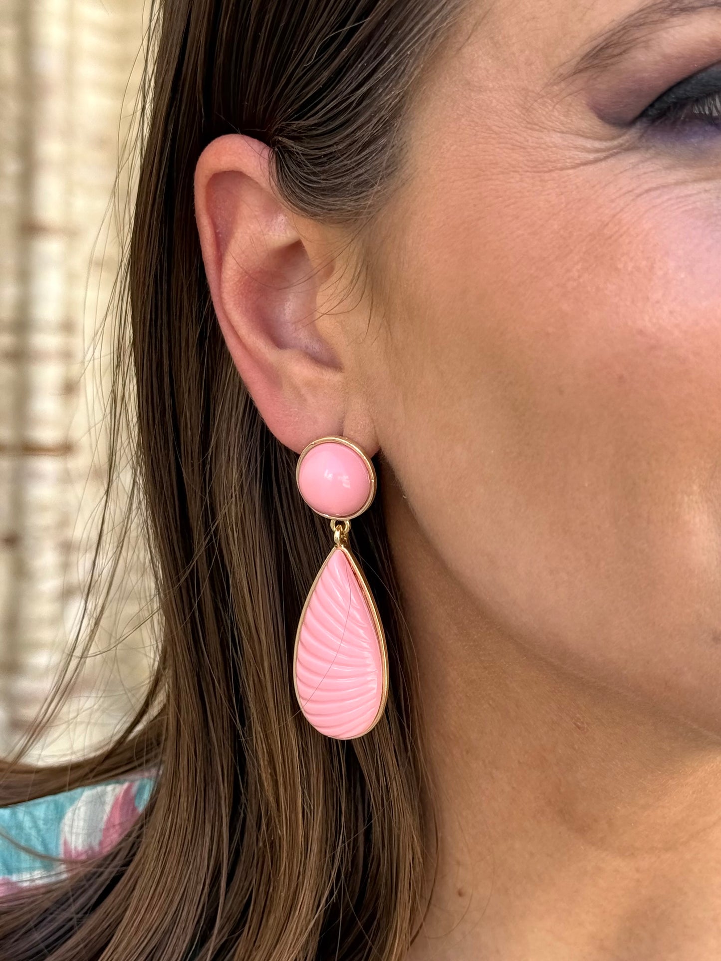 Pendientes Sevilla Rosa