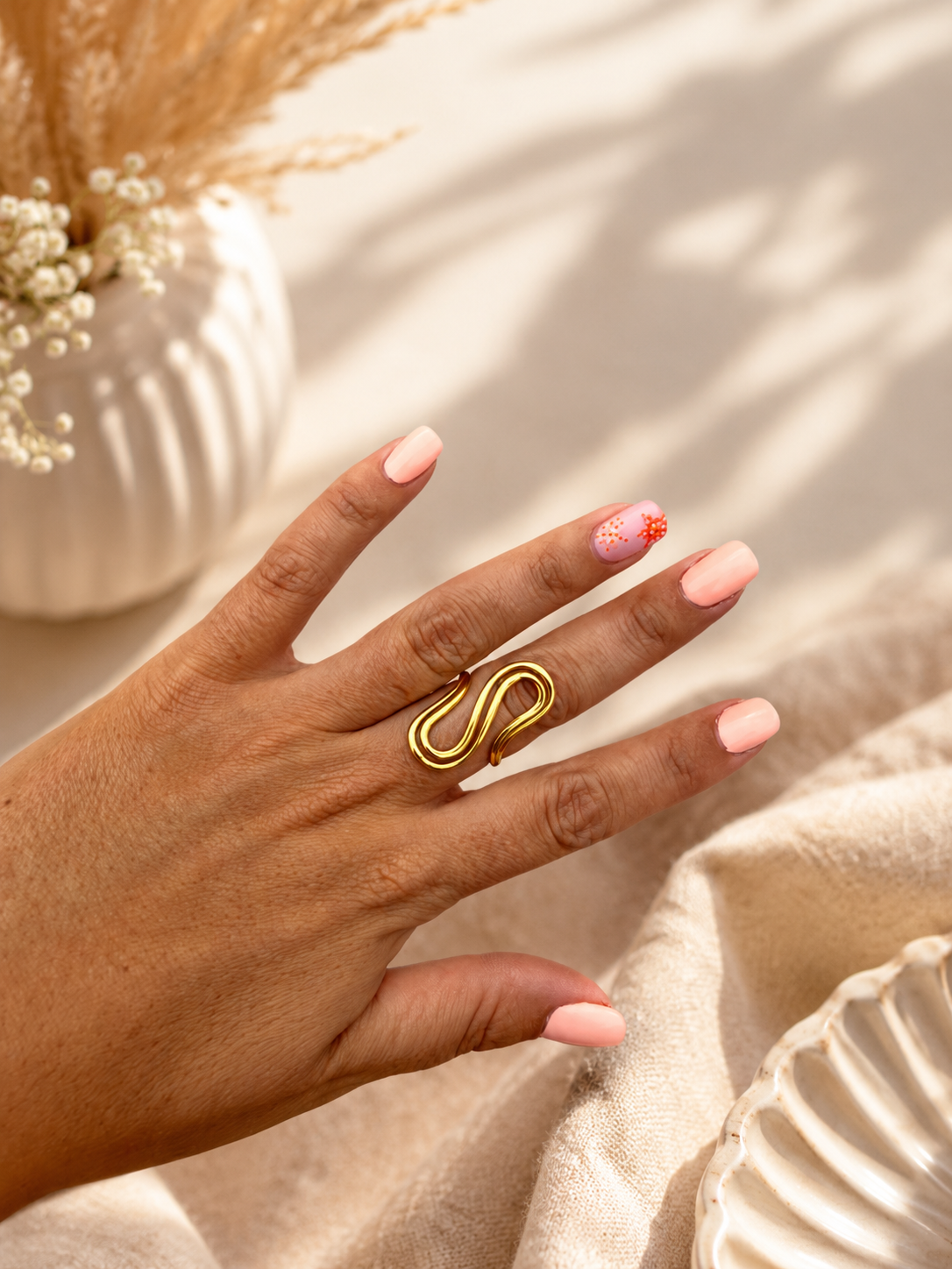 Anillo Sinué Dorado