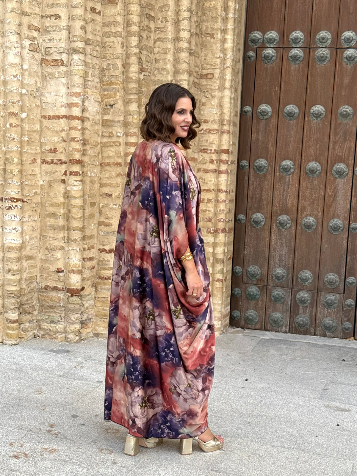 Vestido Olimpia Teja/Marino