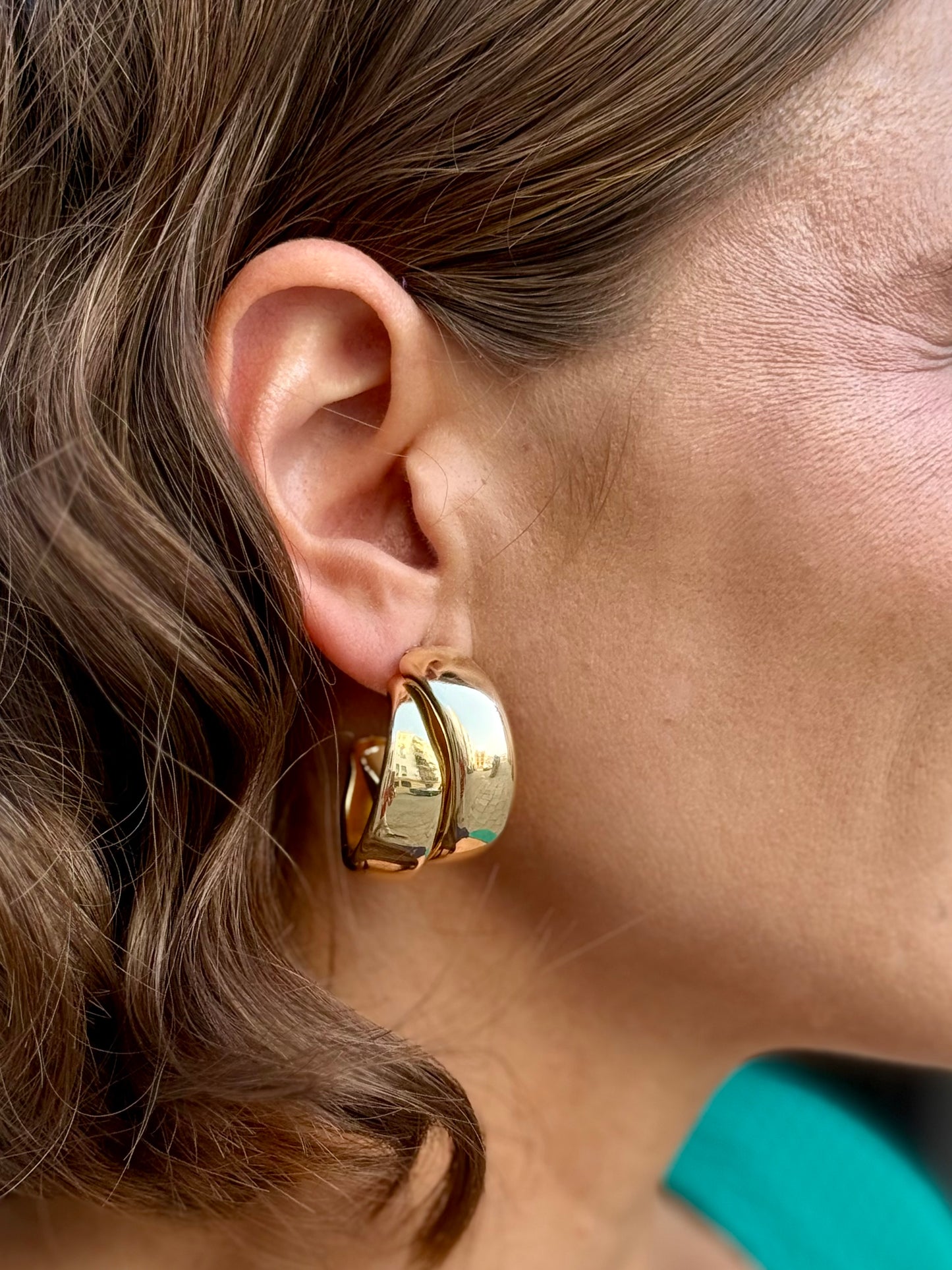 Pendientes Glamour Dorado