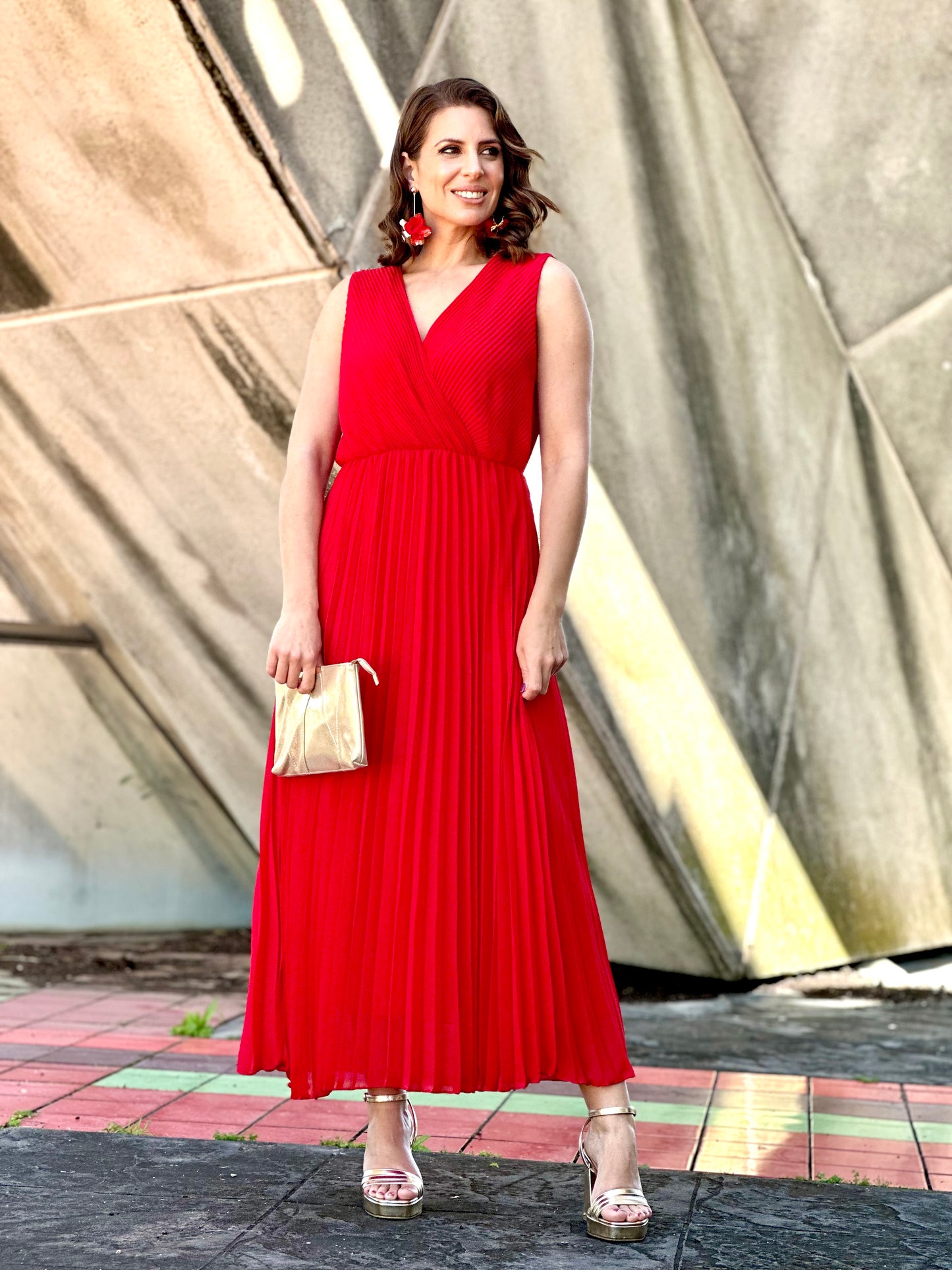 Vestido Sicilia Rojo