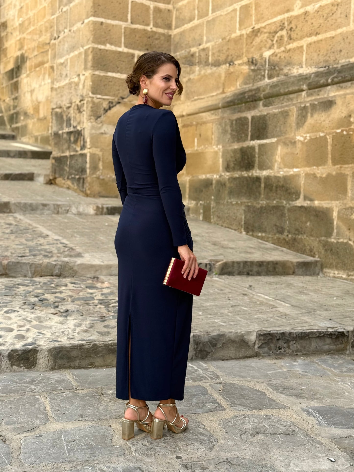 Vestido Cayetana Marino