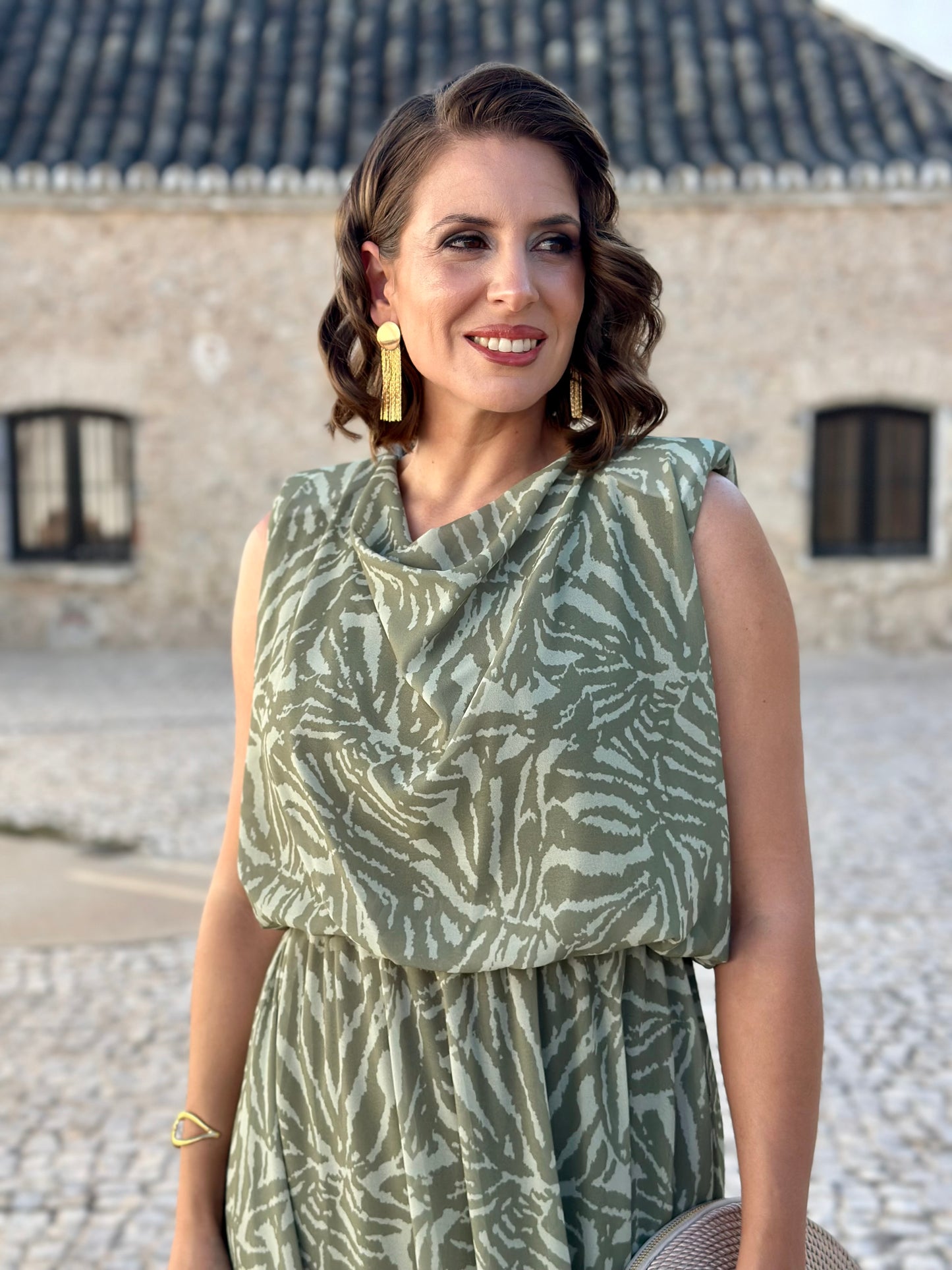 Vestido Bombay Kaki