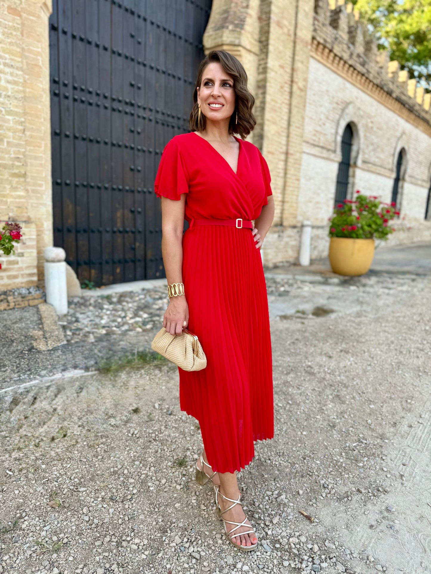Vestido Valeria Rojo