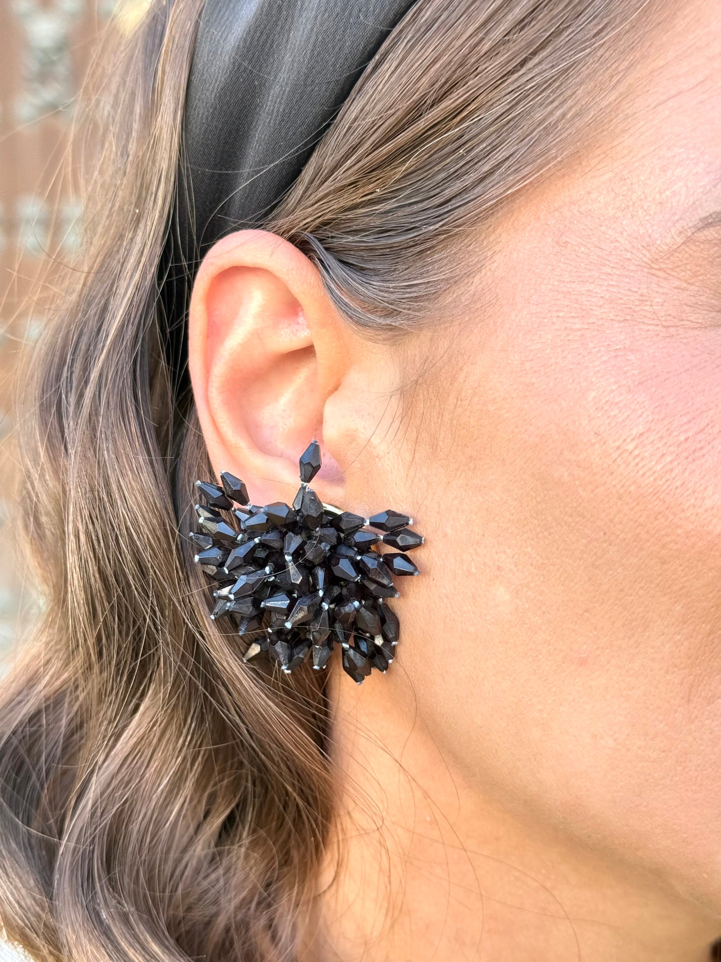 Pendientes Susi Negro