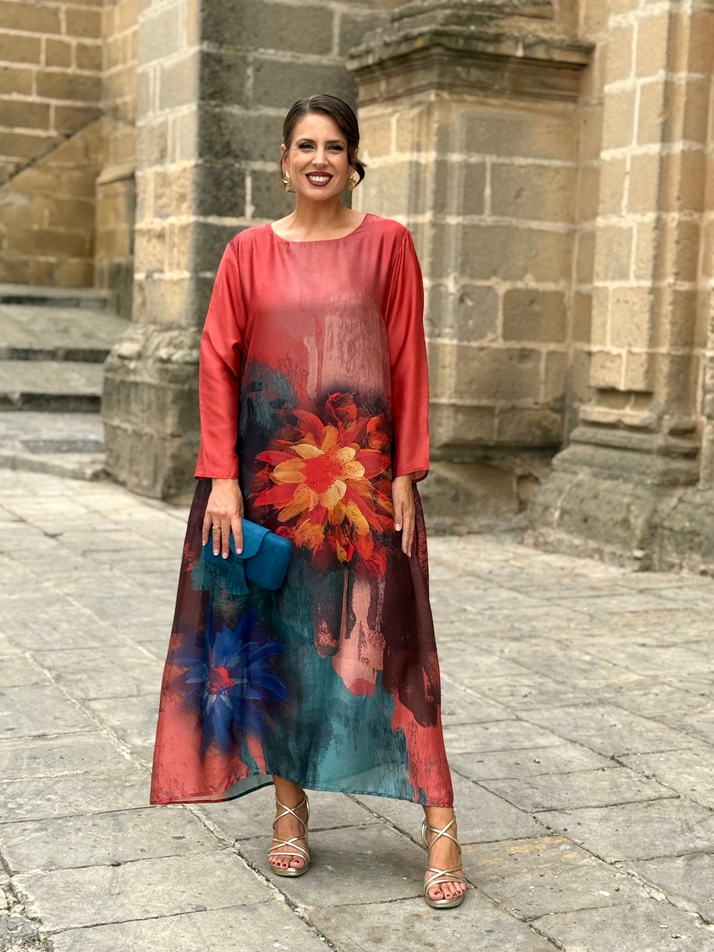 Vestido Gardenia Coral