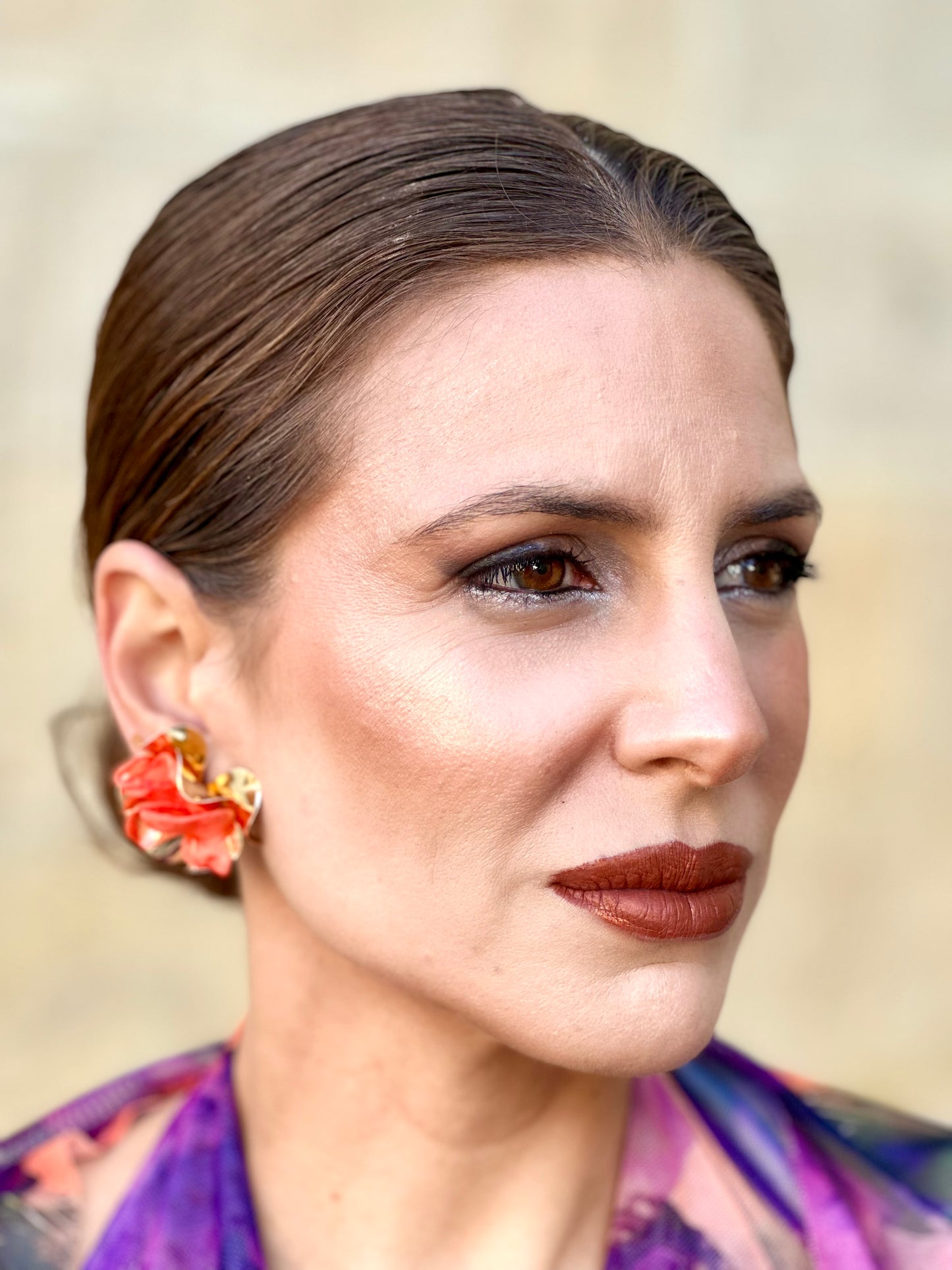 Pendientes Pomelo Naranja