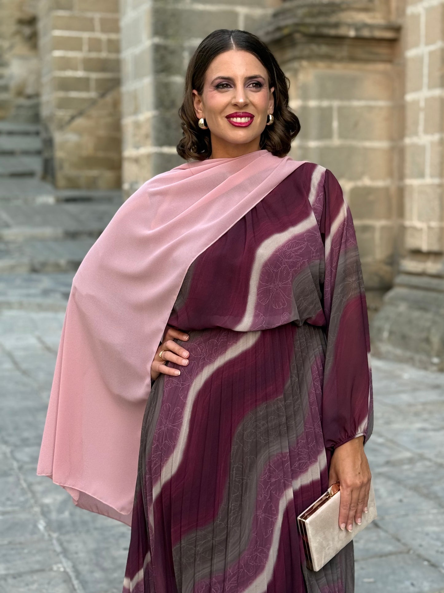 Capa de Gasa Rosa Claro