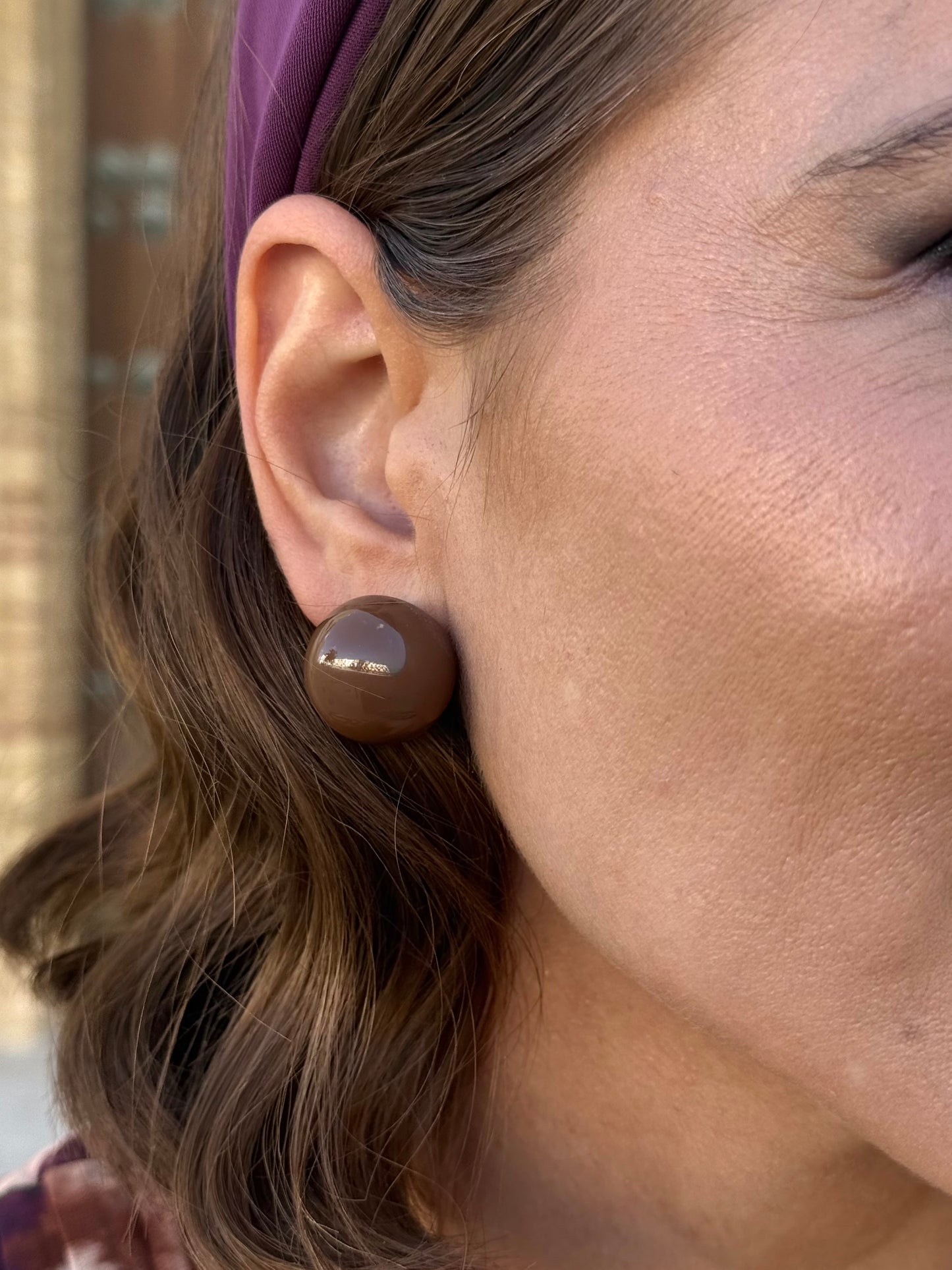 Pendientes Marisol Marrón