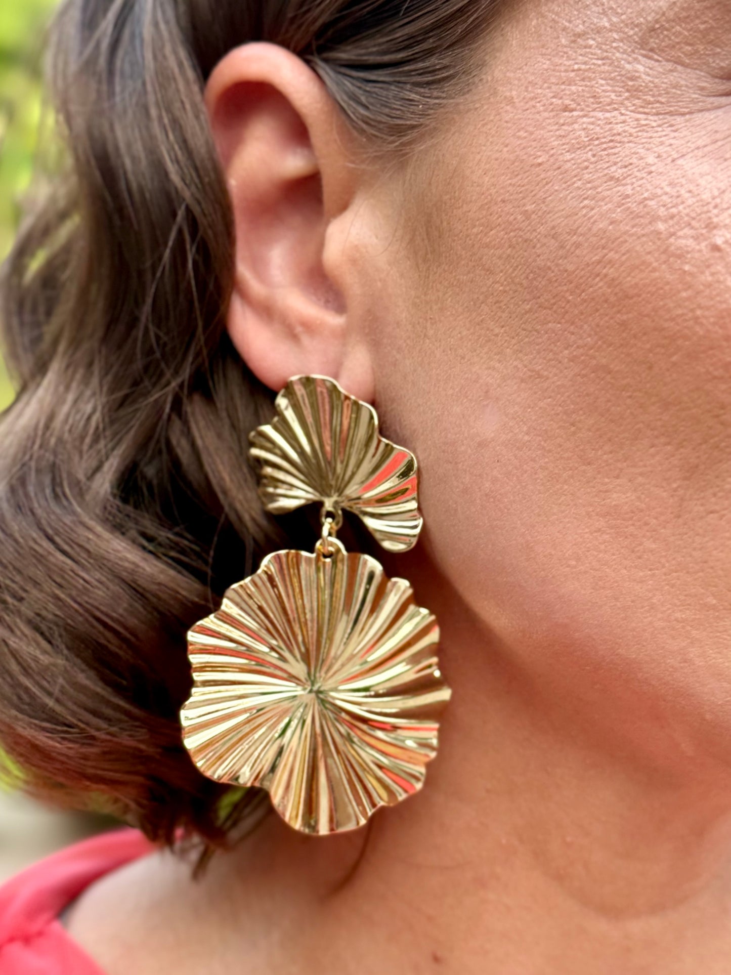 Pendientes Eclipse Dorado