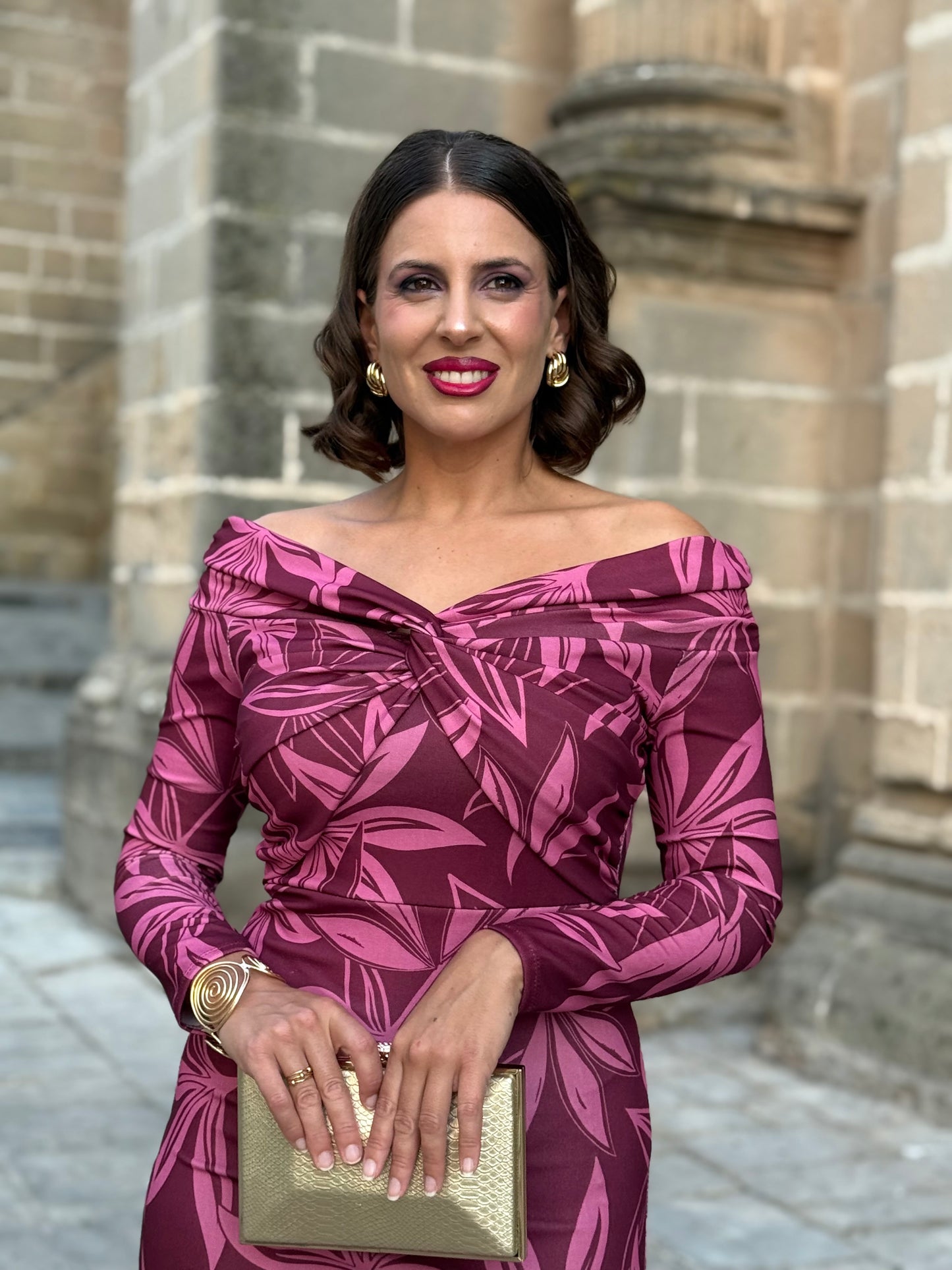 Vestido Elsa Buganvilla