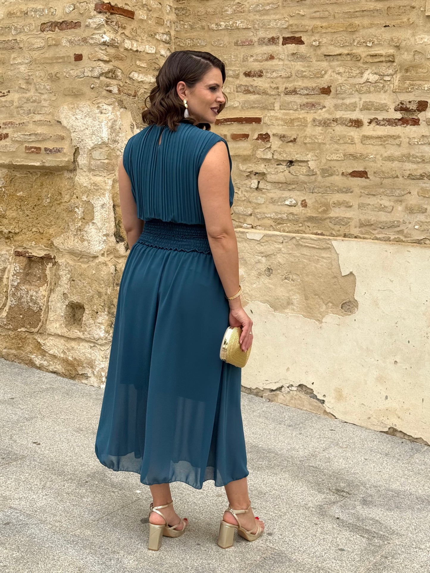 Vestido Nael Petróleo