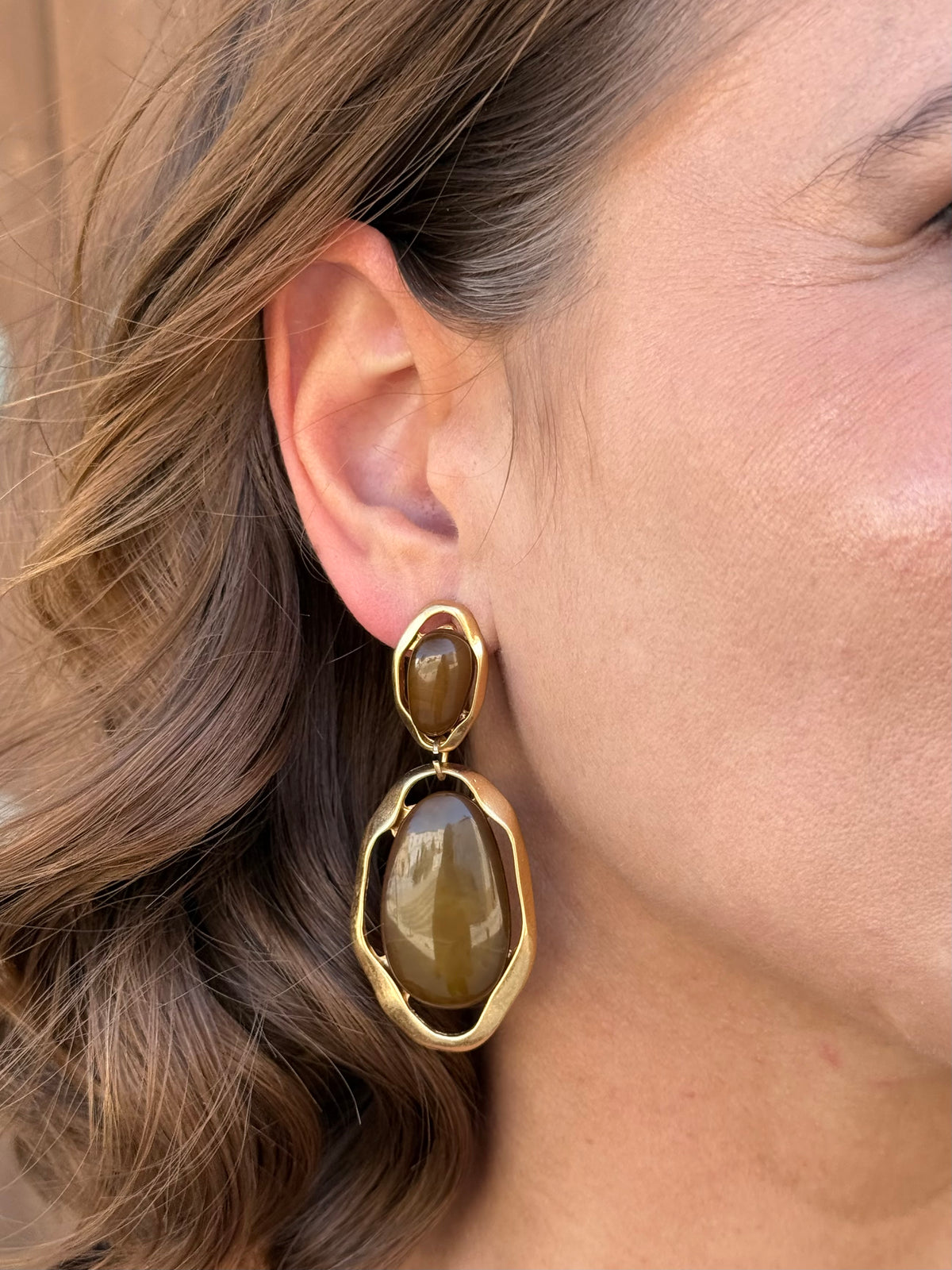 Pendientes Triana Marrón