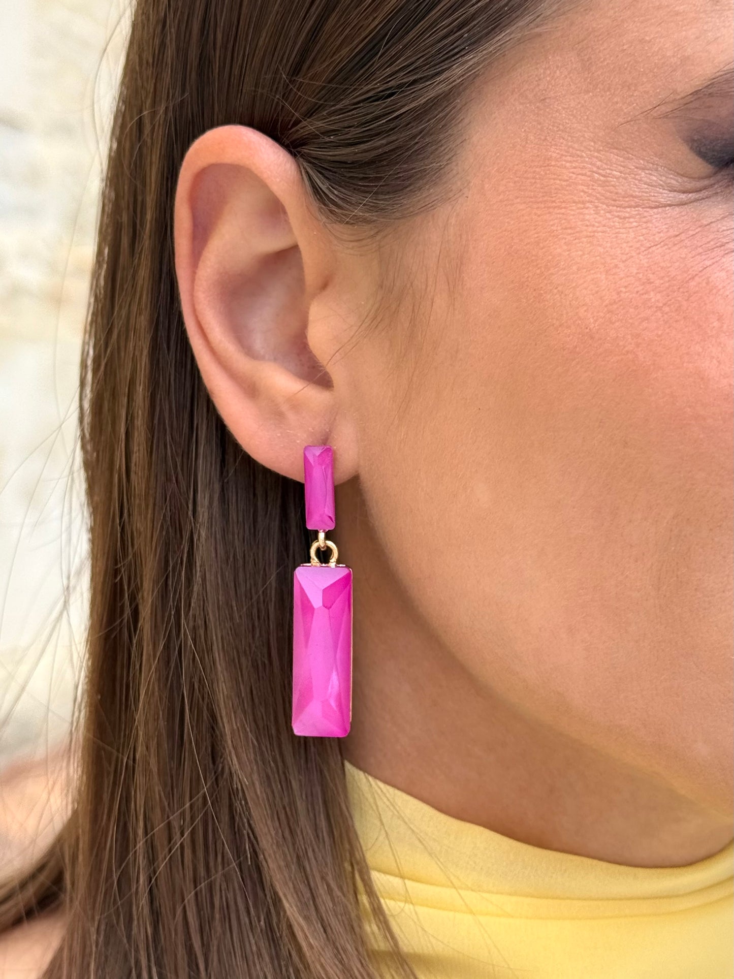 Pendientes Roma Buganvilla