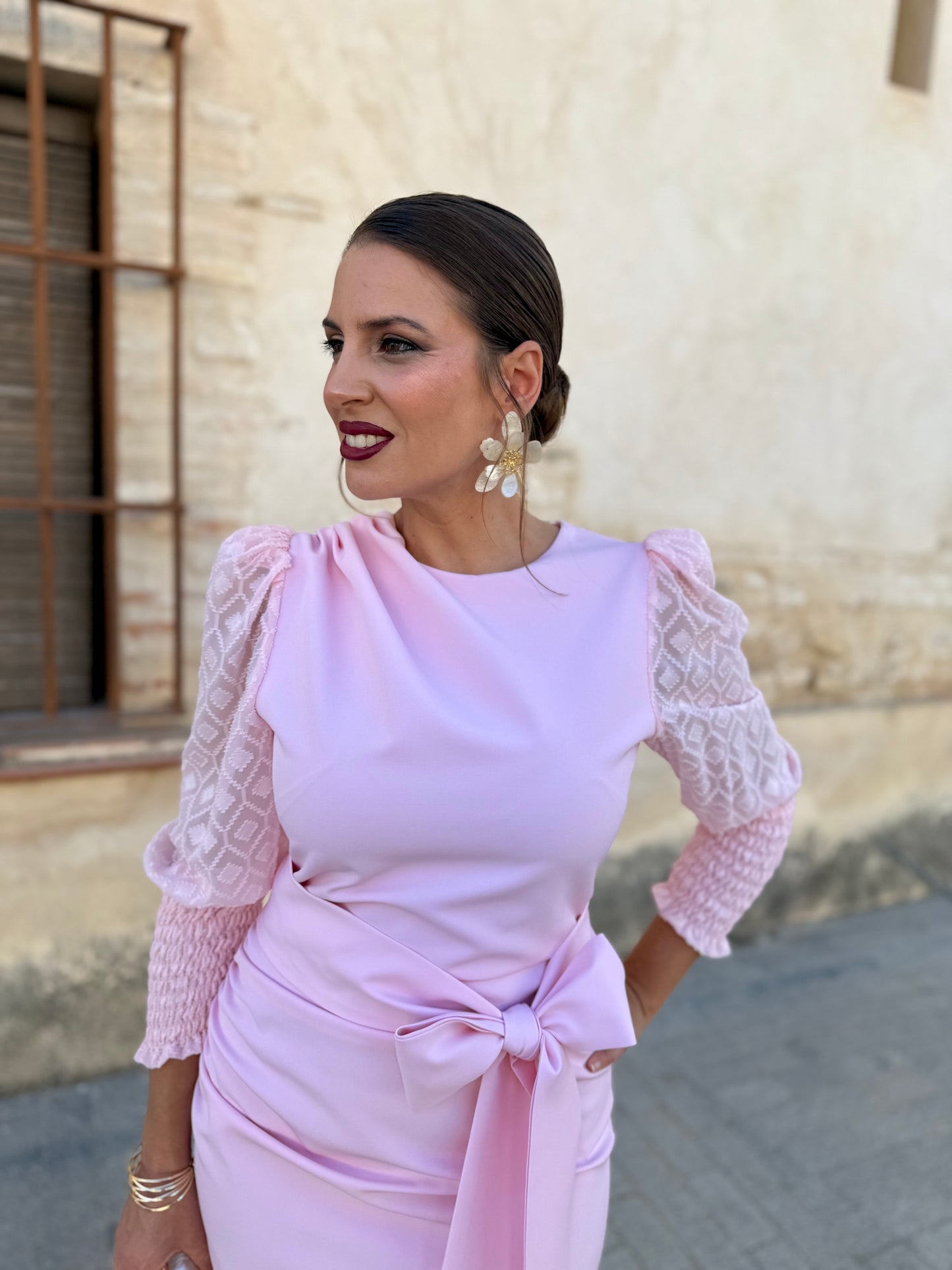 Vestido Celia Rosa