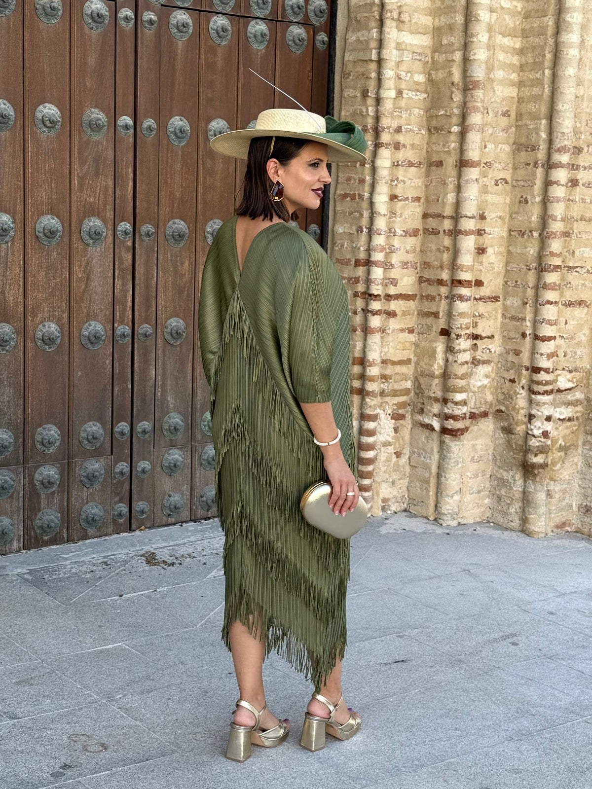 Vestido Adela Verde Olivo