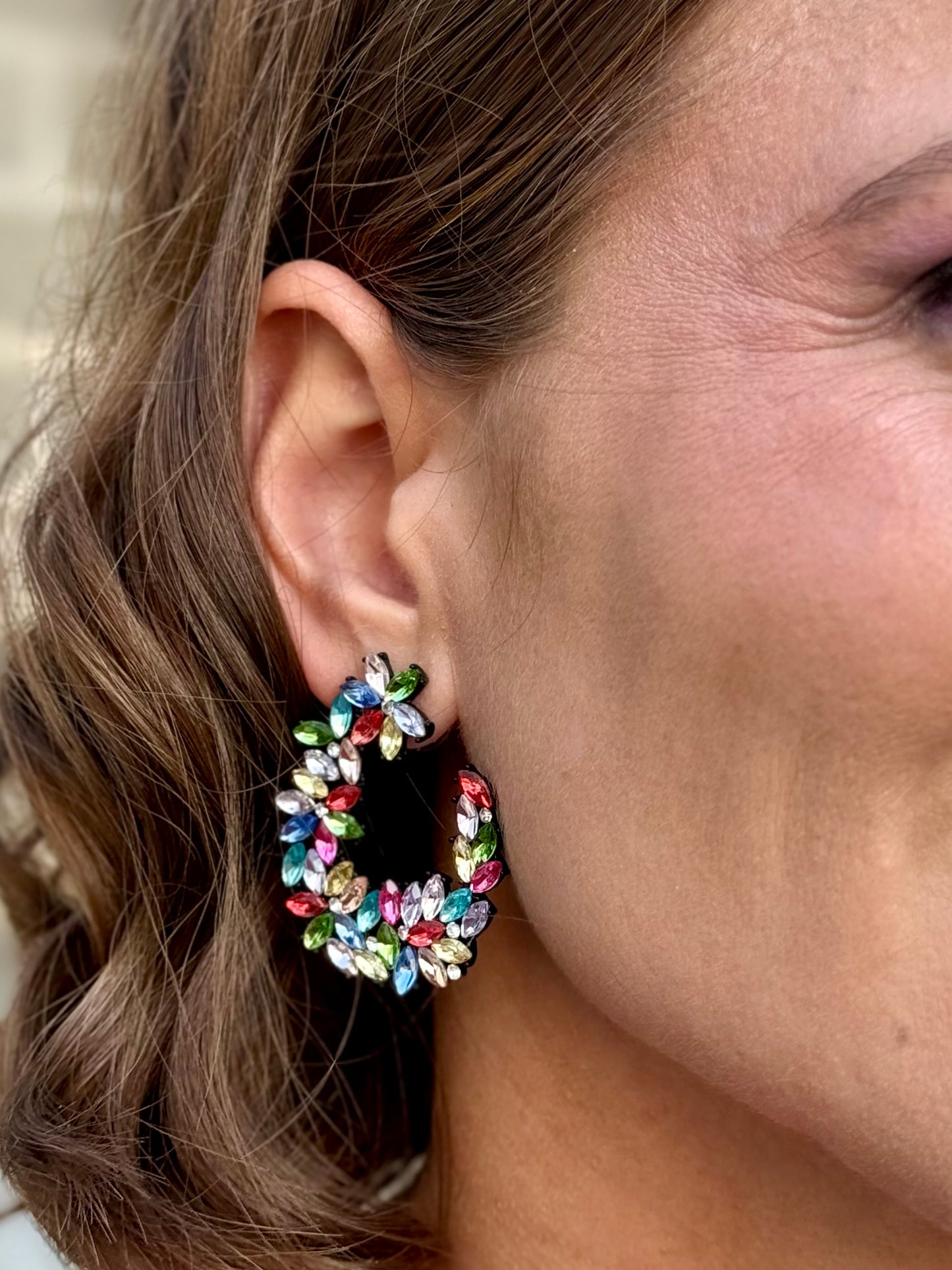 Pendientes Gema Multicolor
