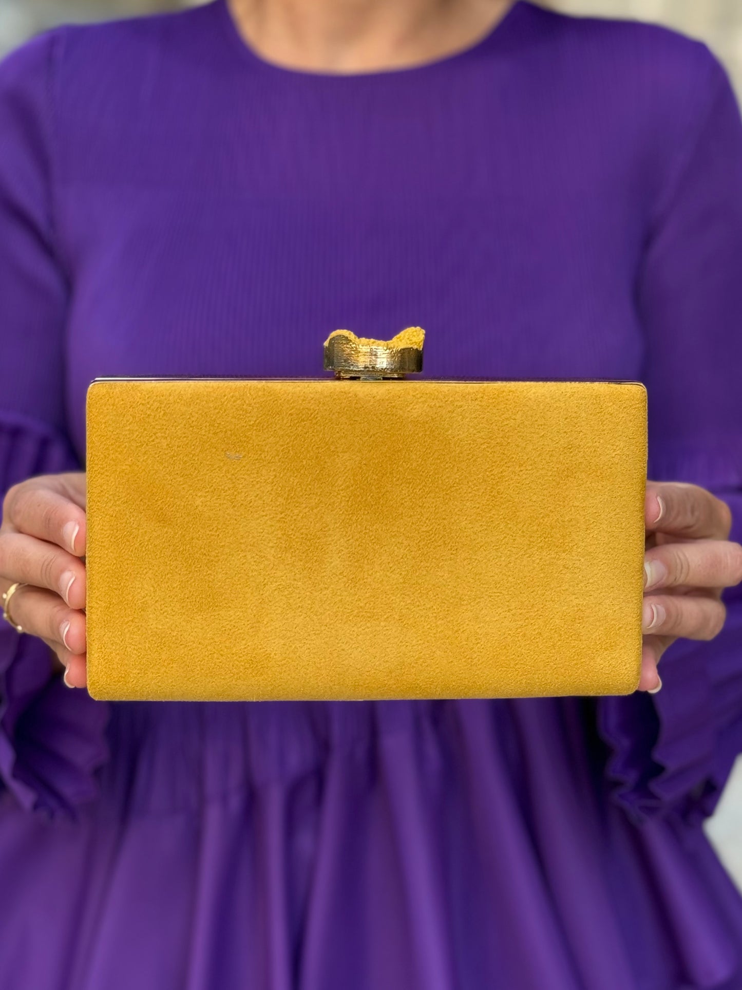 Bolso Acuarela Mostaza