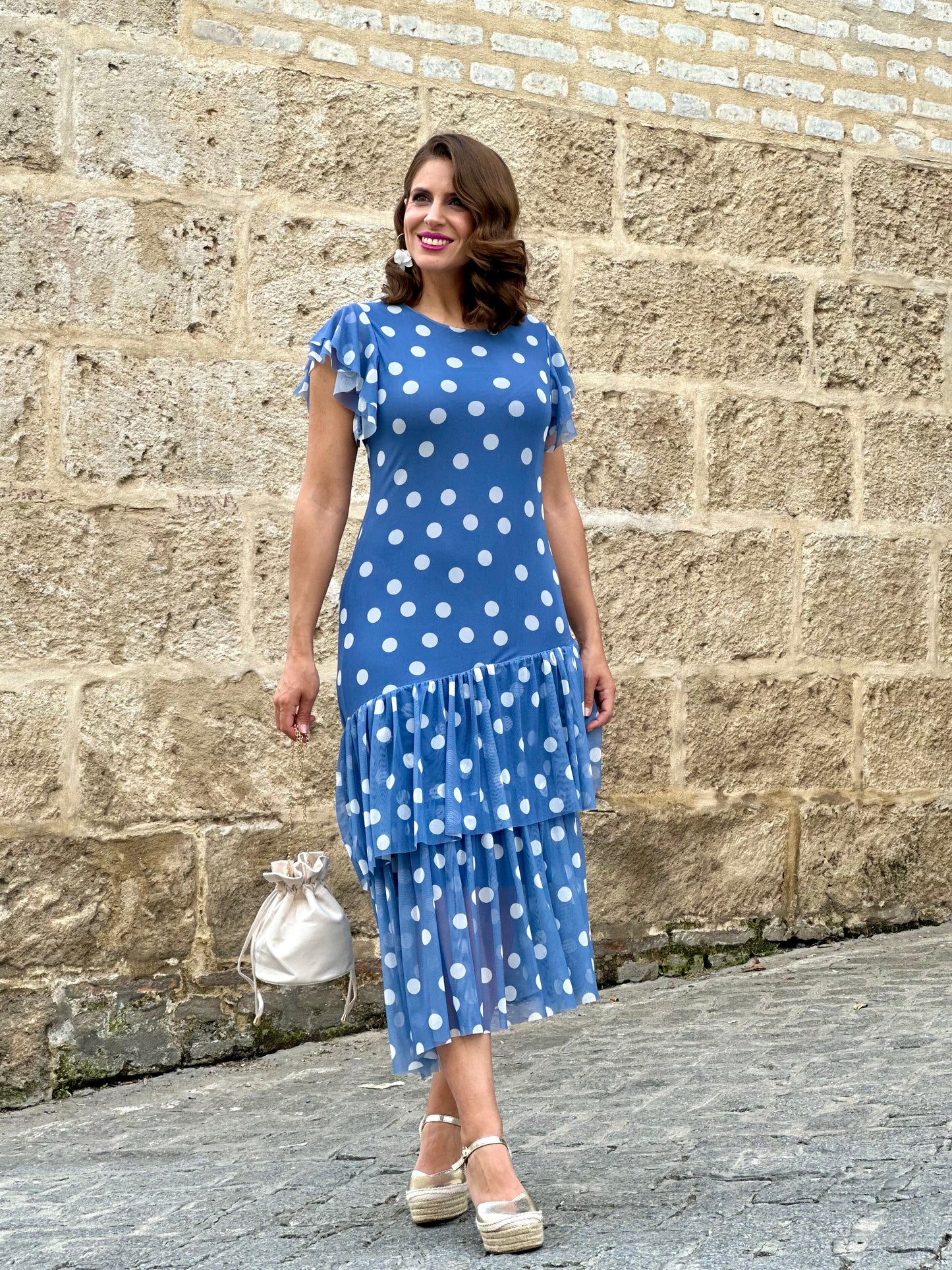 Vestido Triana Azulón