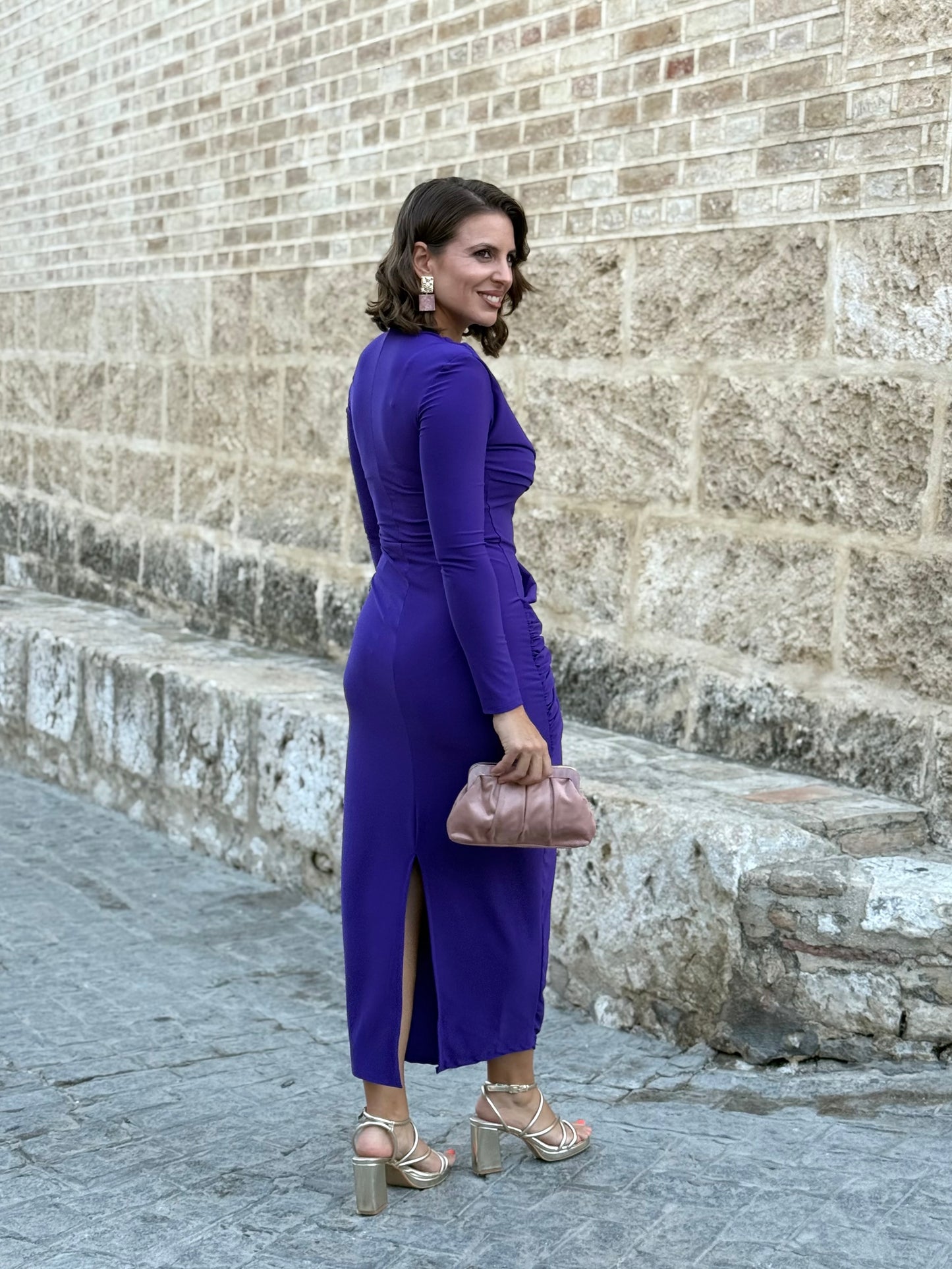 Vestido Cayetana Morado