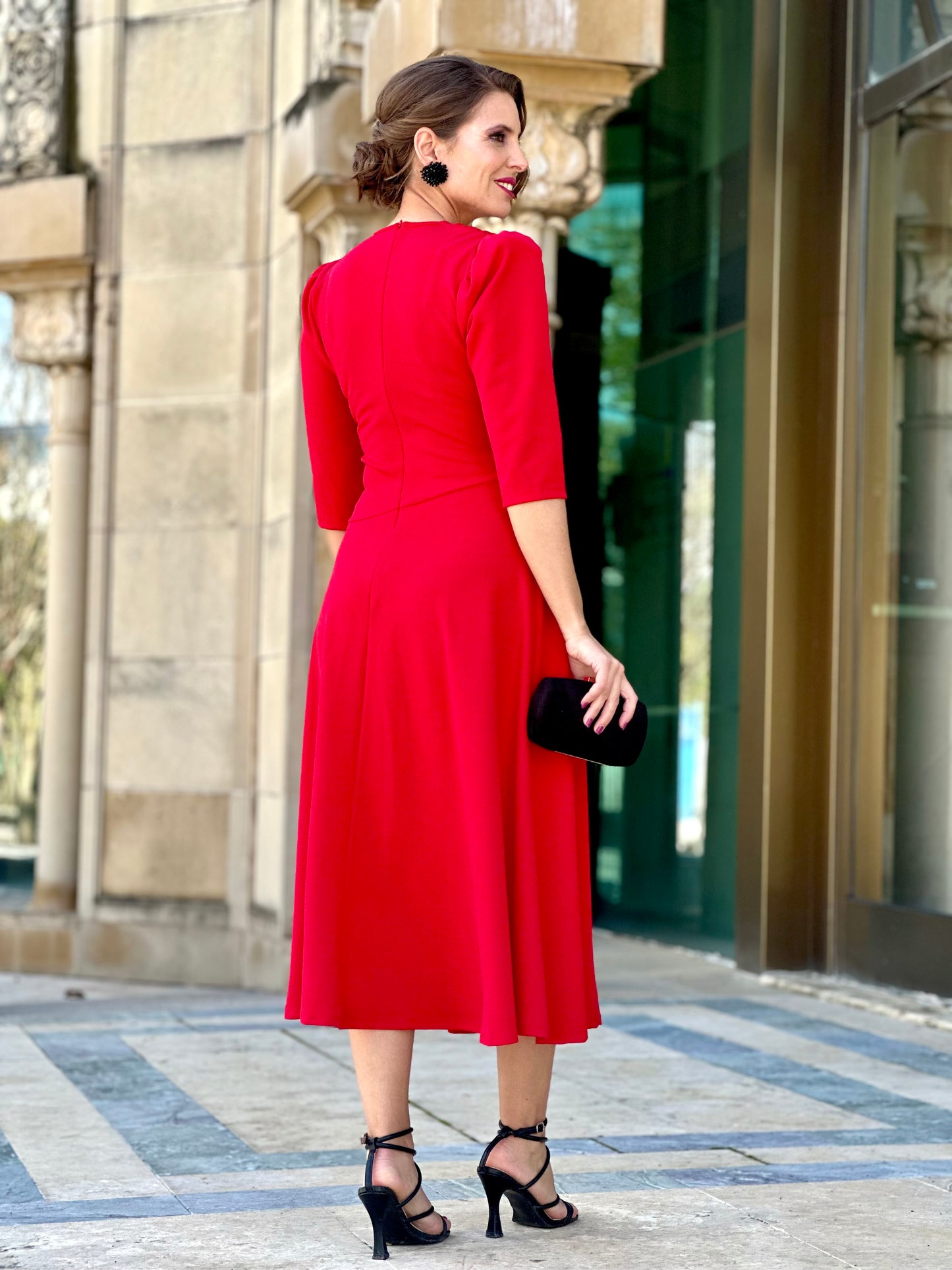 Vestido Yanira Rojo