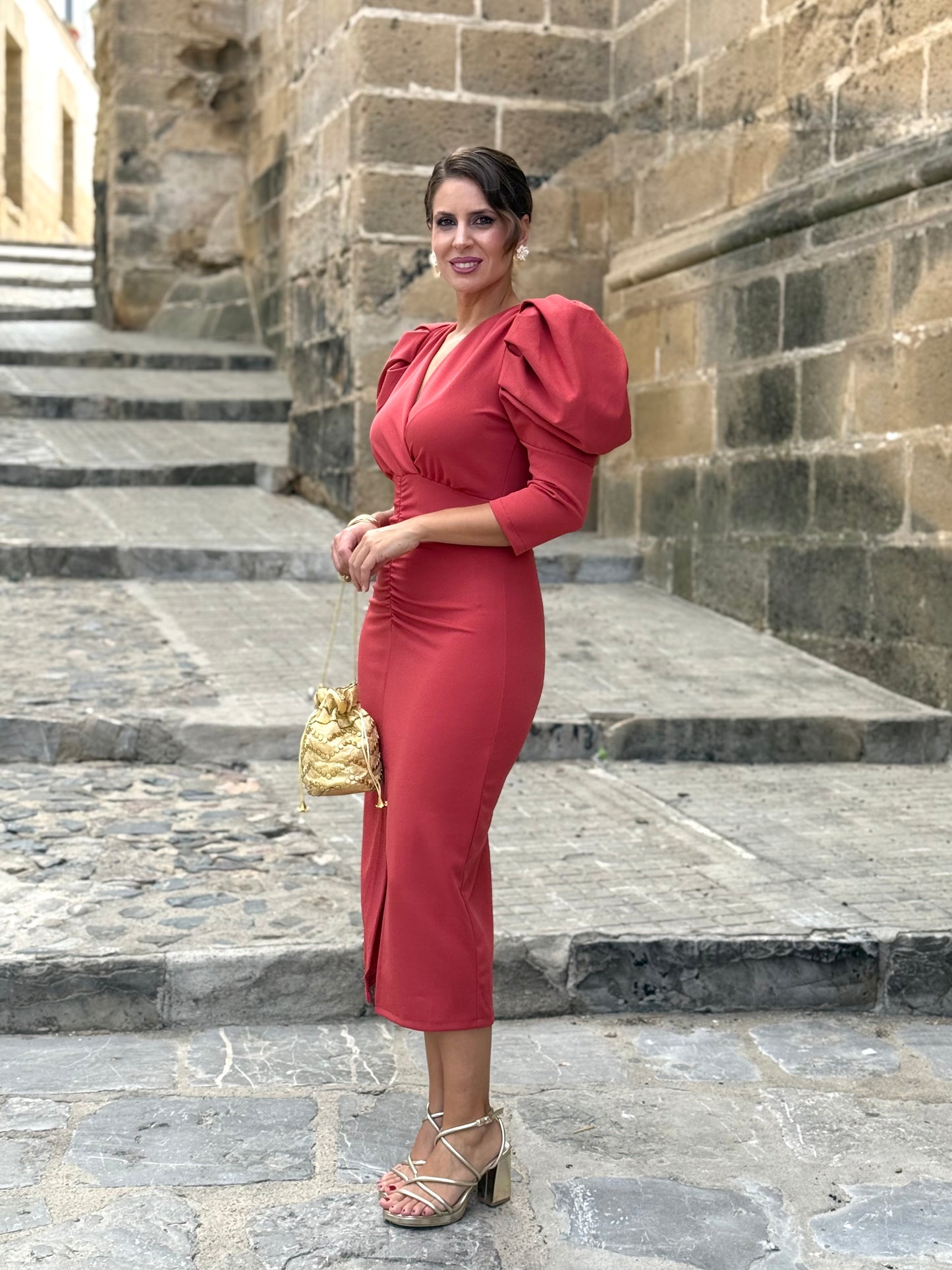 Vestido Lourdes Teja