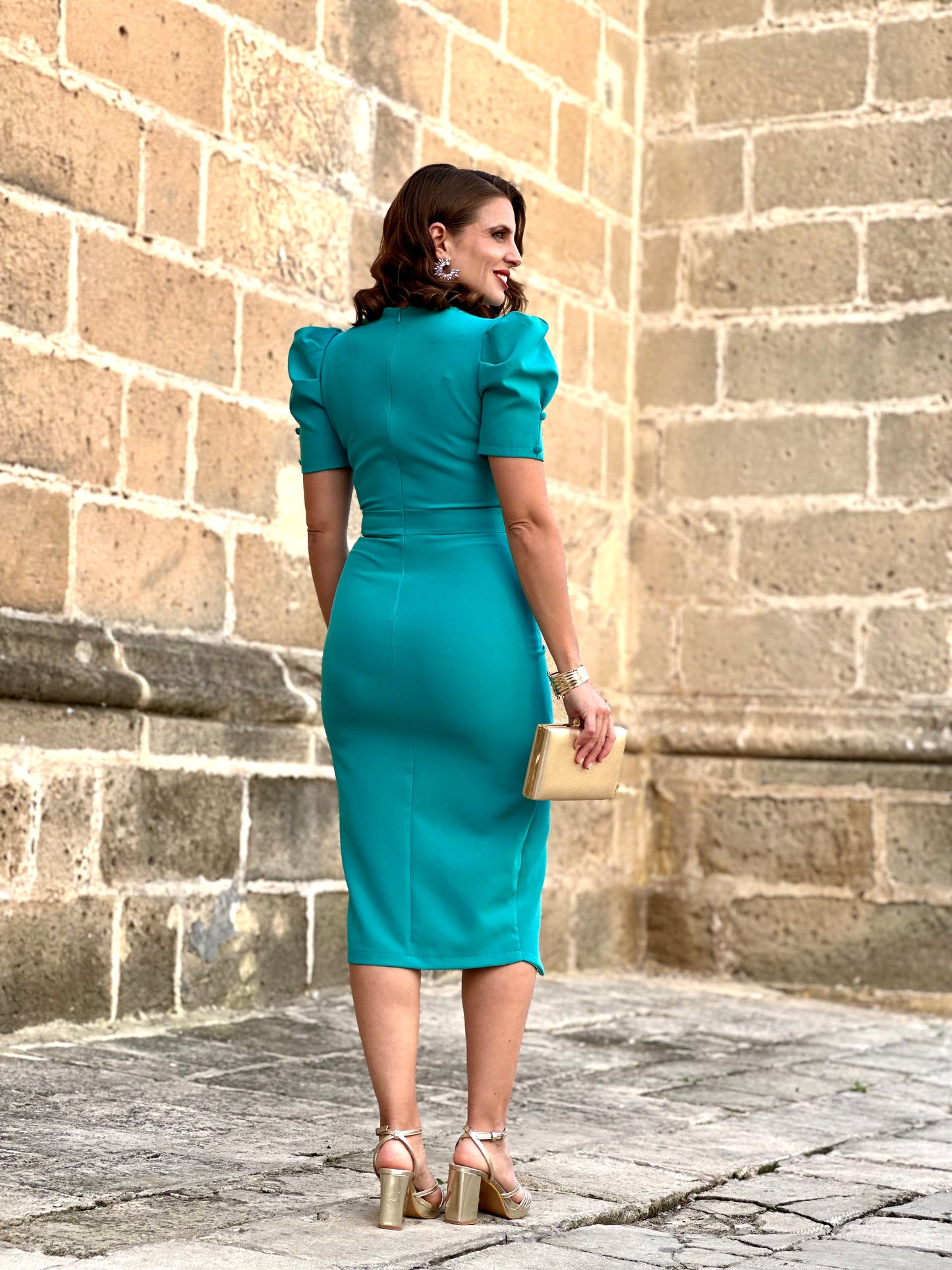 Vestido Alba Turquesa