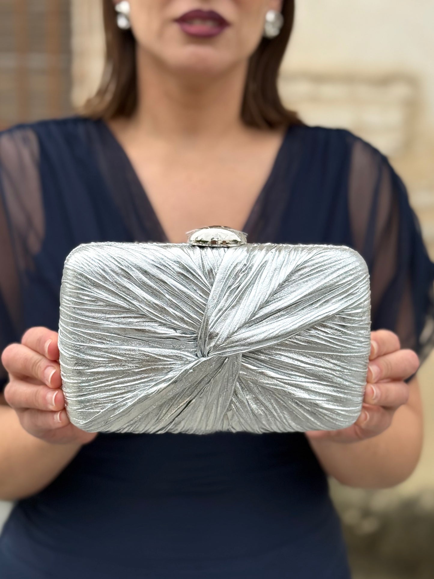 Bolso Coria Plata