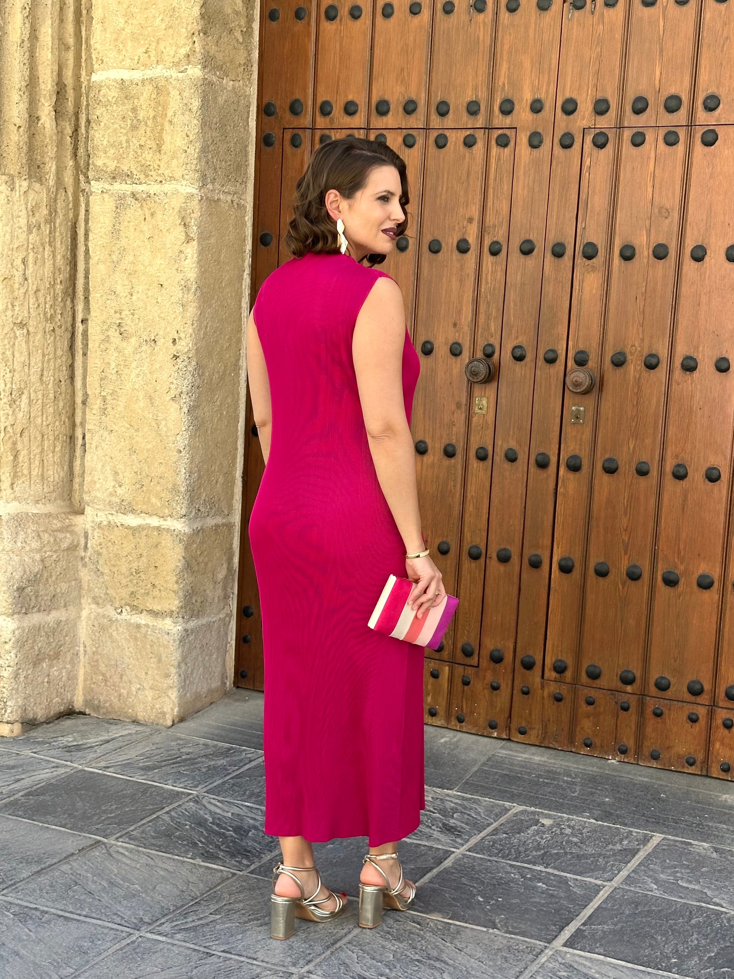 Vestido Minimal Chic Fucsia