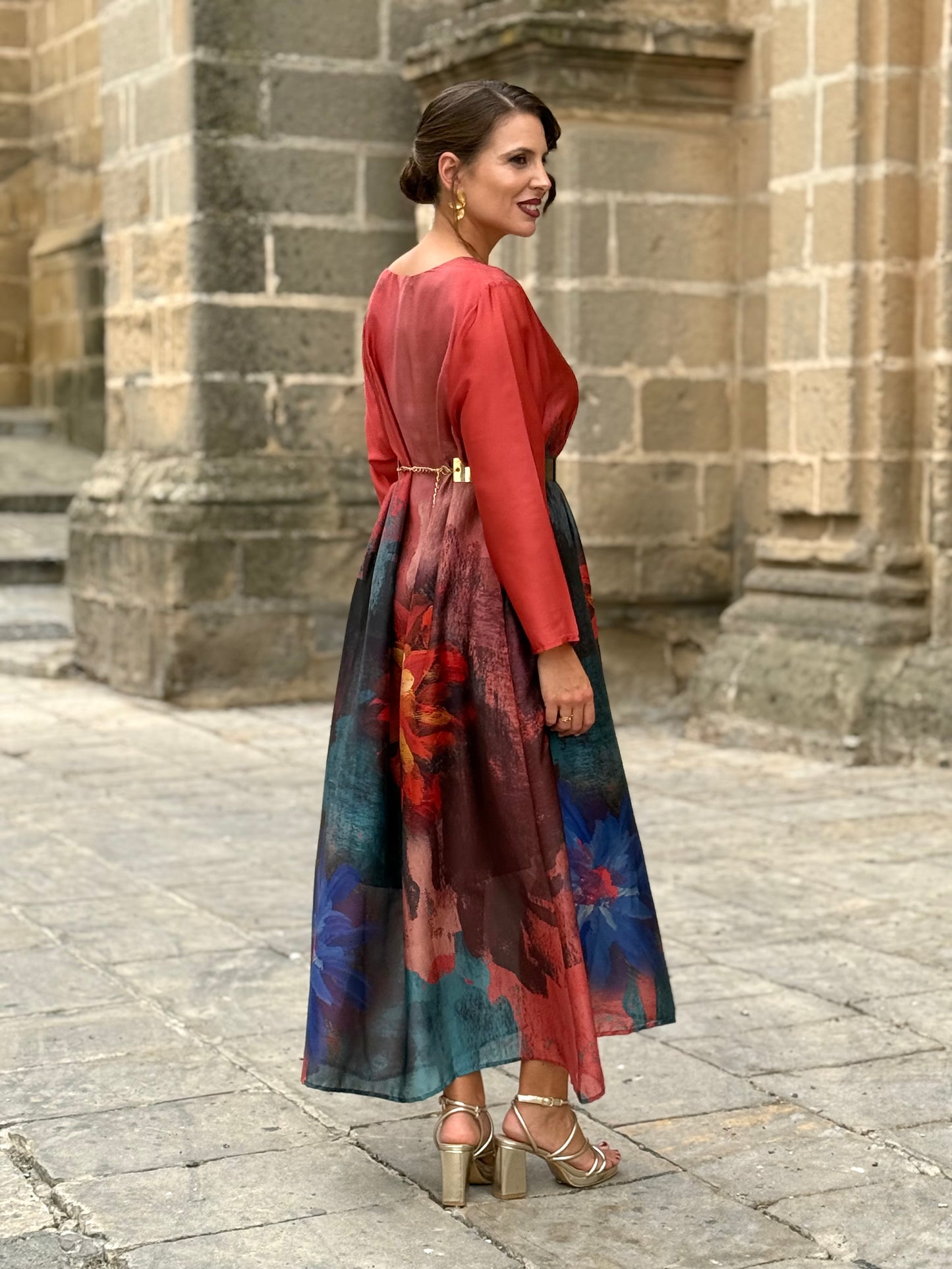 Vestido Gardenia Coral