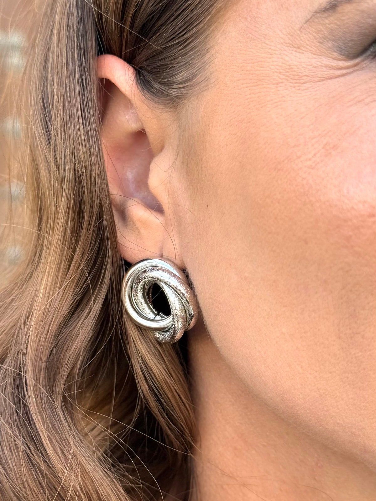 Pendientes Circular Plata