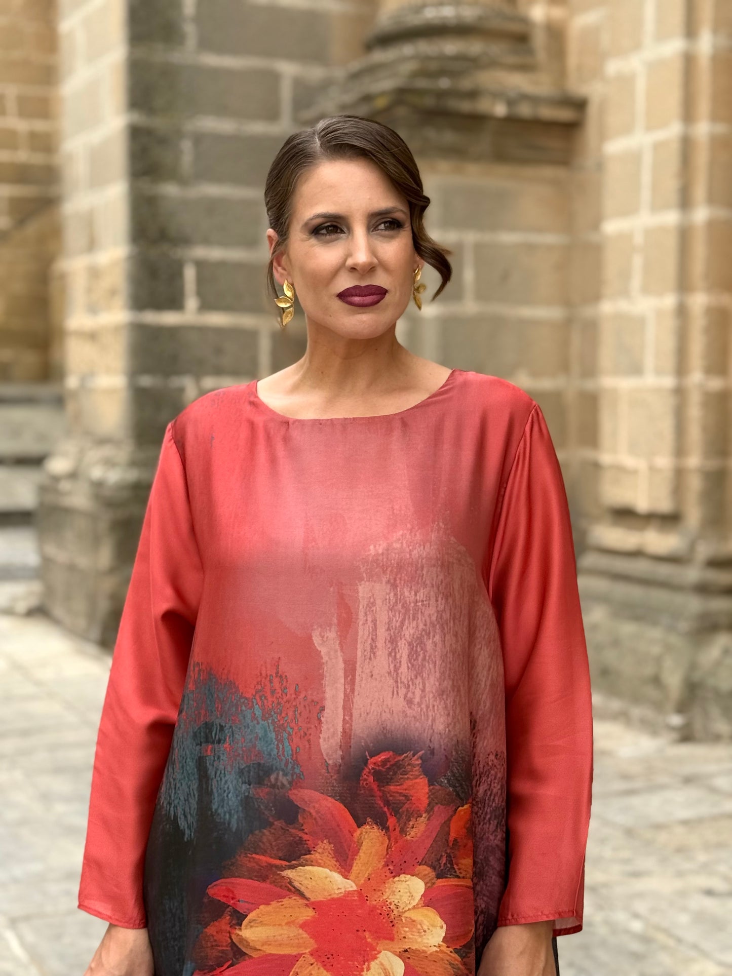 Vestido Gardenia Coral
