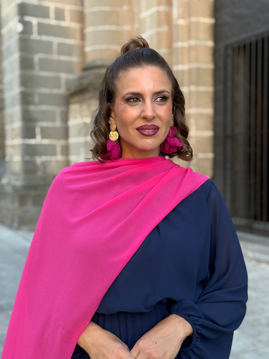 Capa de Gasa Fucsia