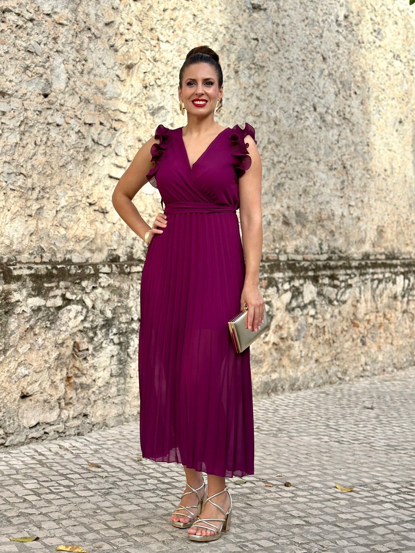Vestido Alborada Buganvilla