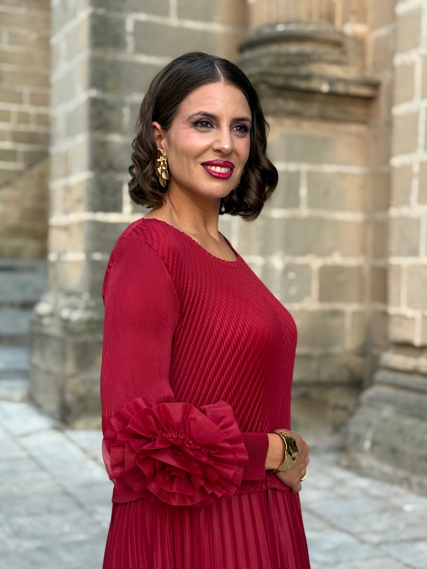 Vestido Alhambra Vino