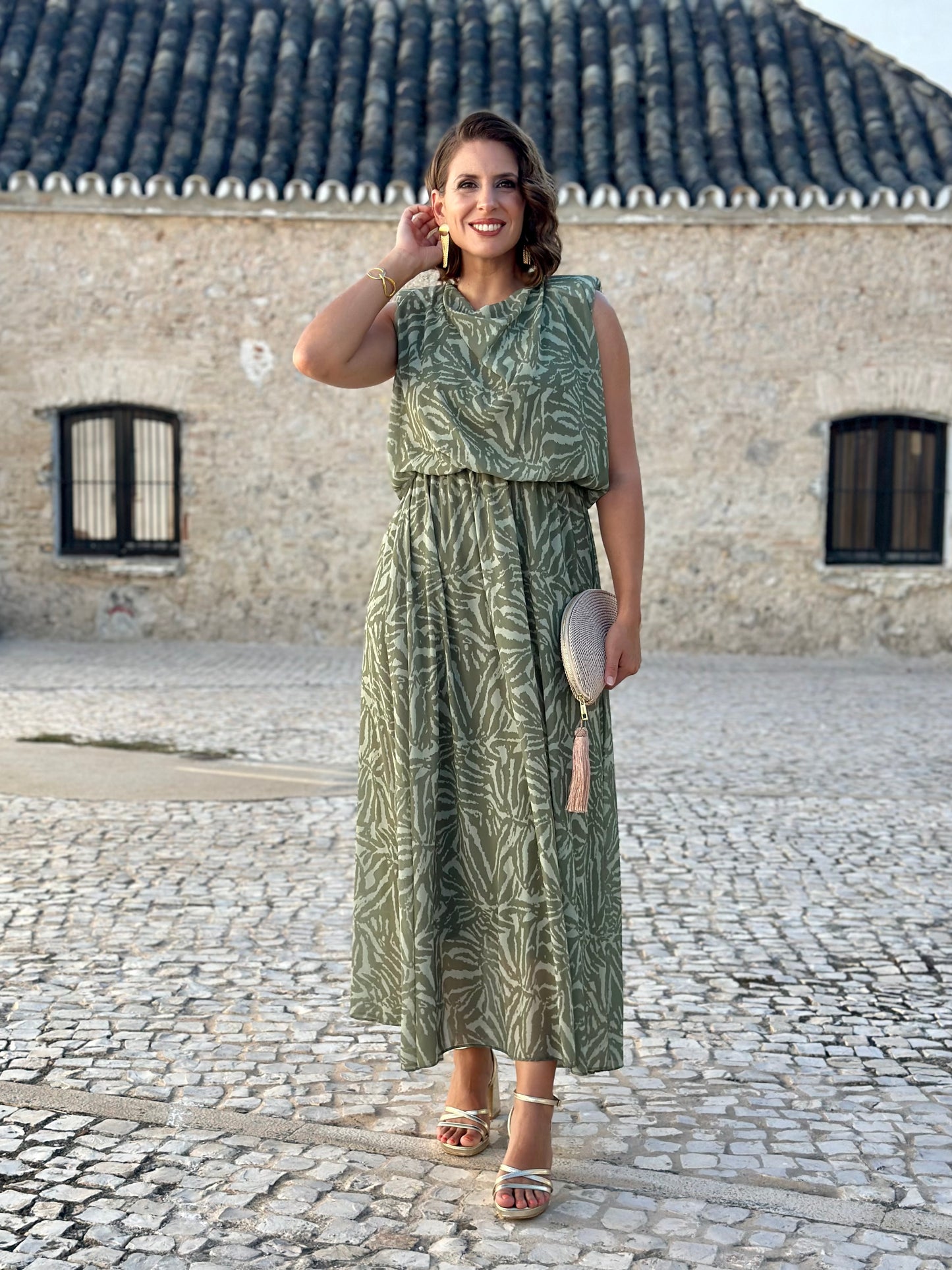 Vestido Bombay Kaki