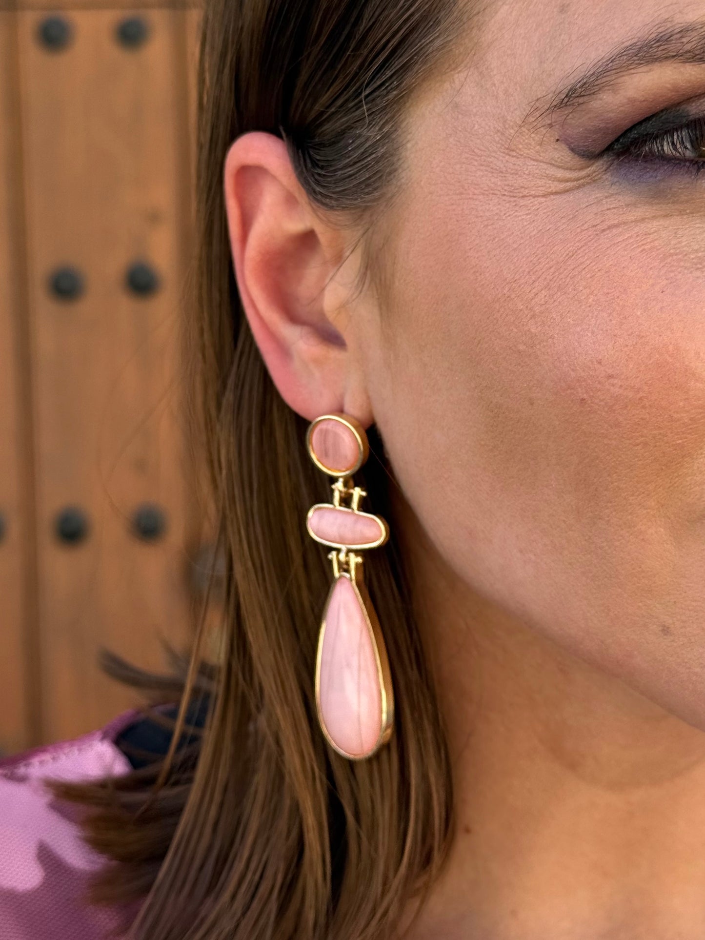 Pendientes Giralda Rosa