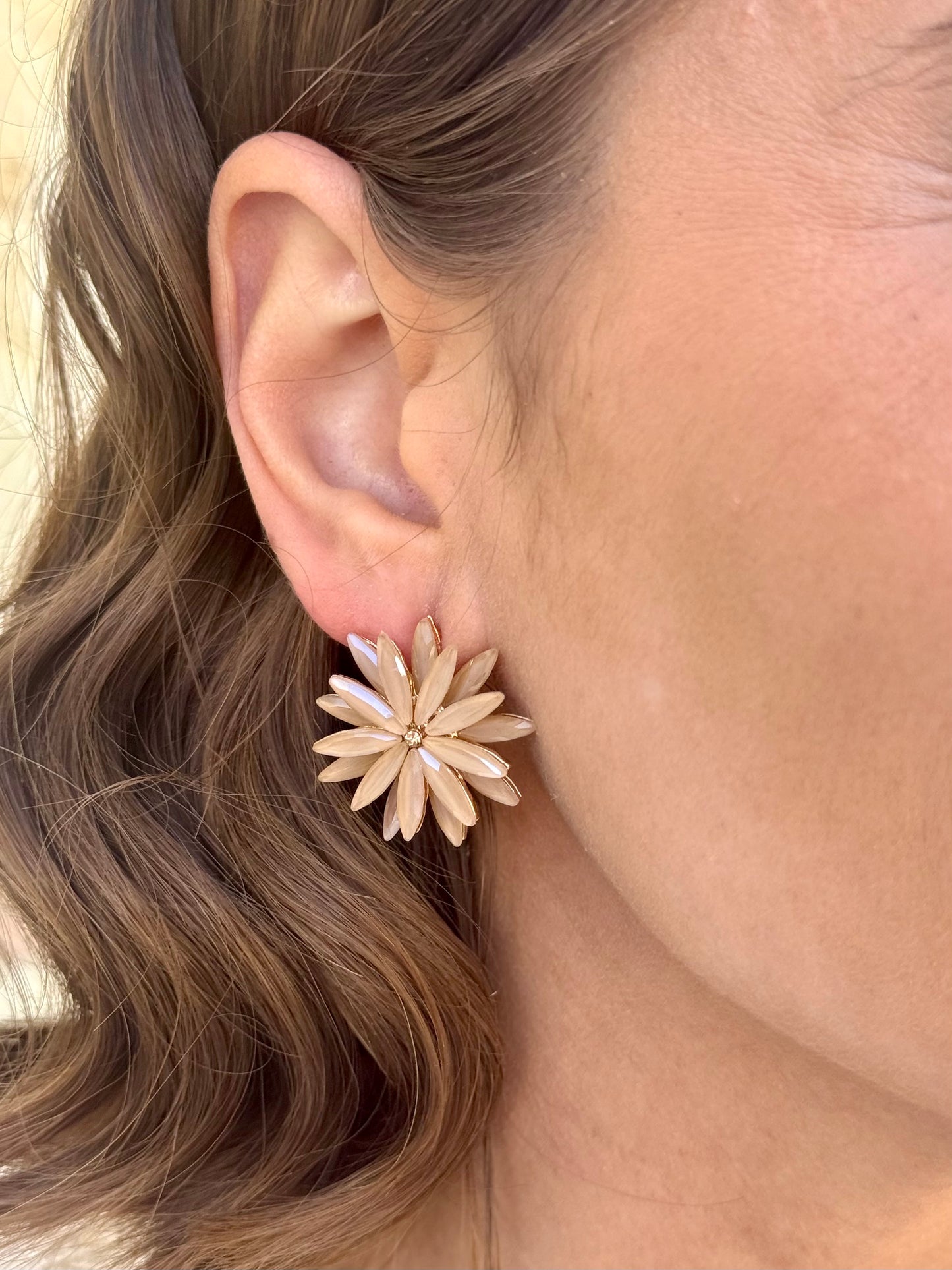 Pendientes Marga Beige