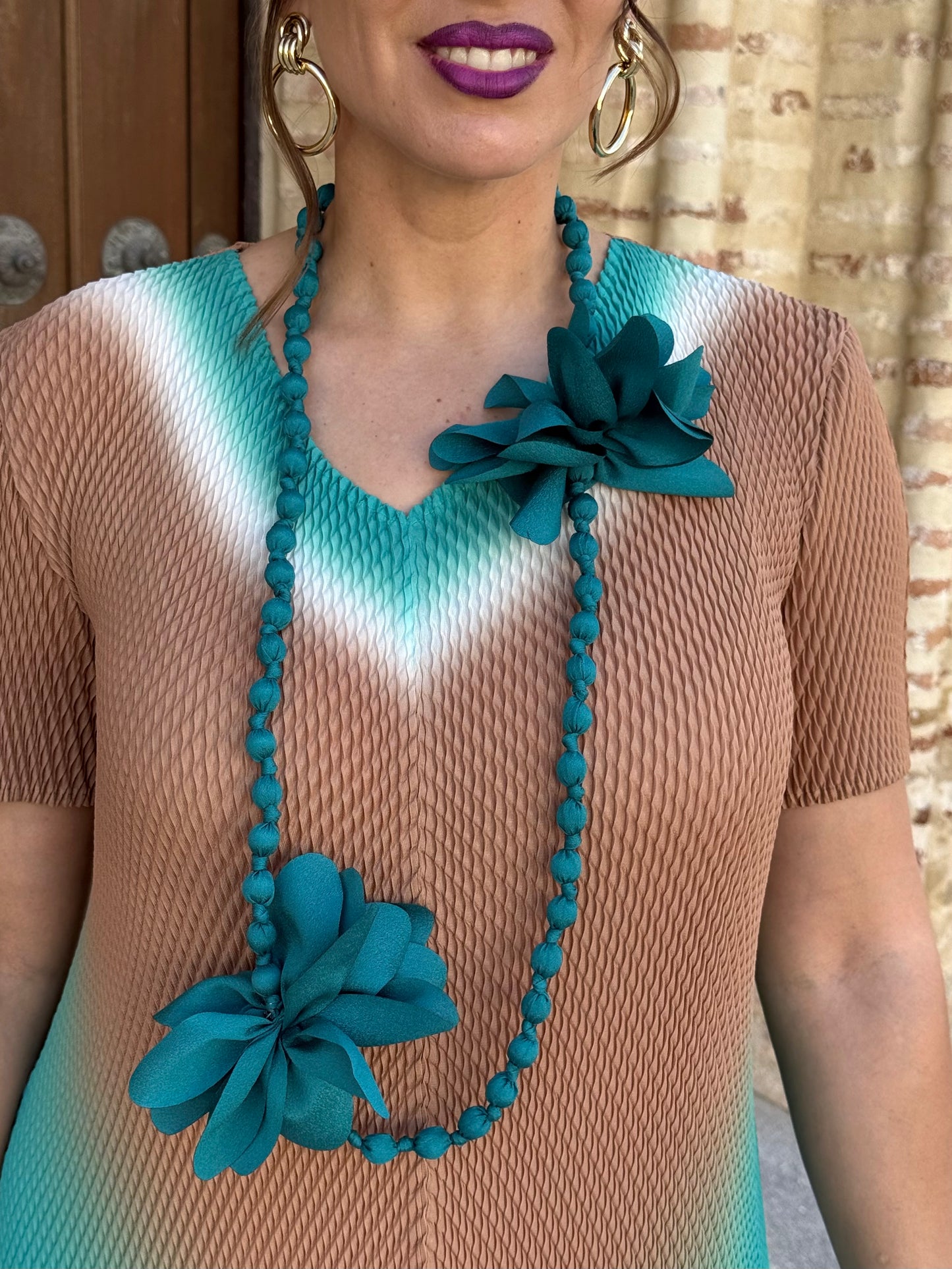 Collar Esmeralda Turquesa