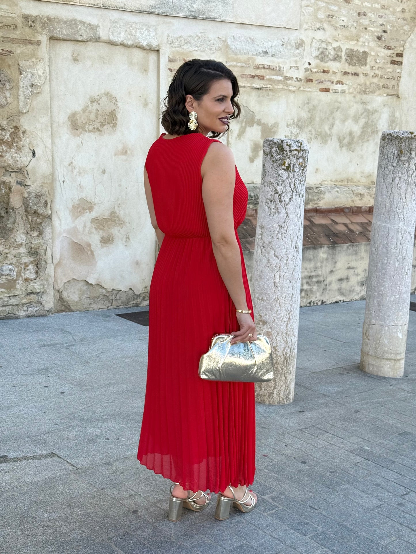 Vestido Sicilia Rojo