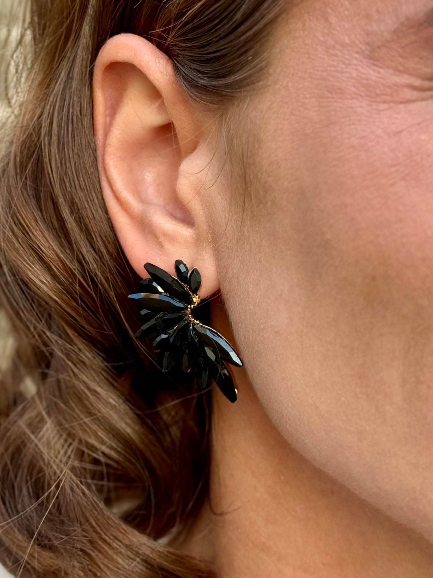 Pendientes Axel Negro