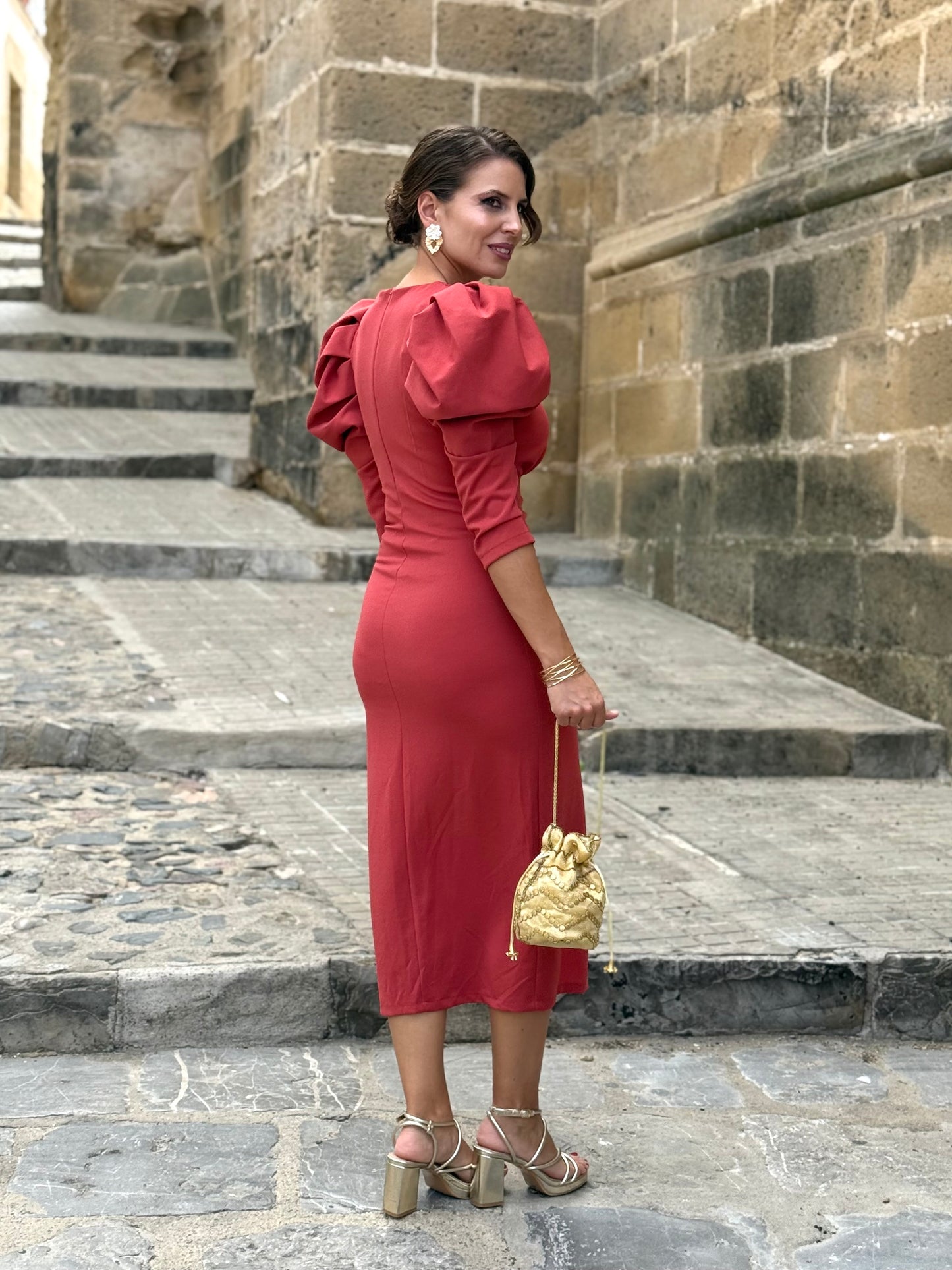 Vestido Lourdes Teja