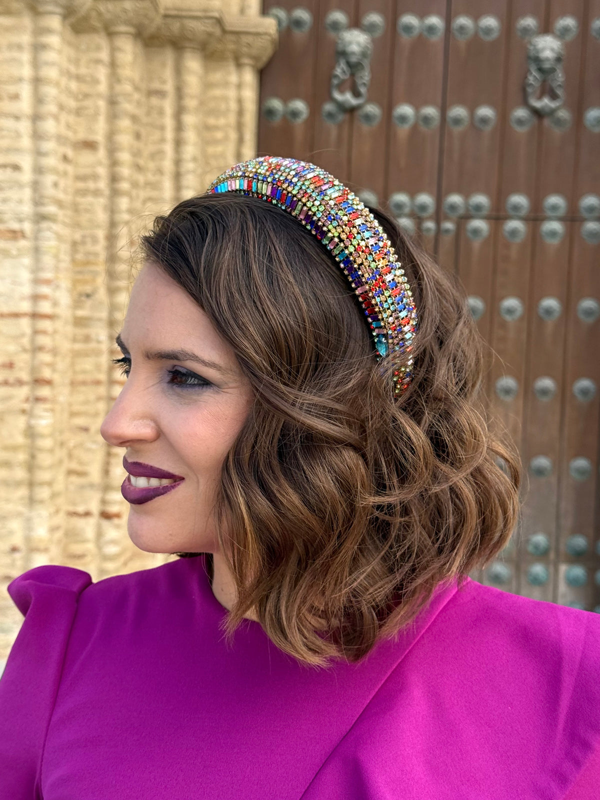 Diadema Cristal Multicolor