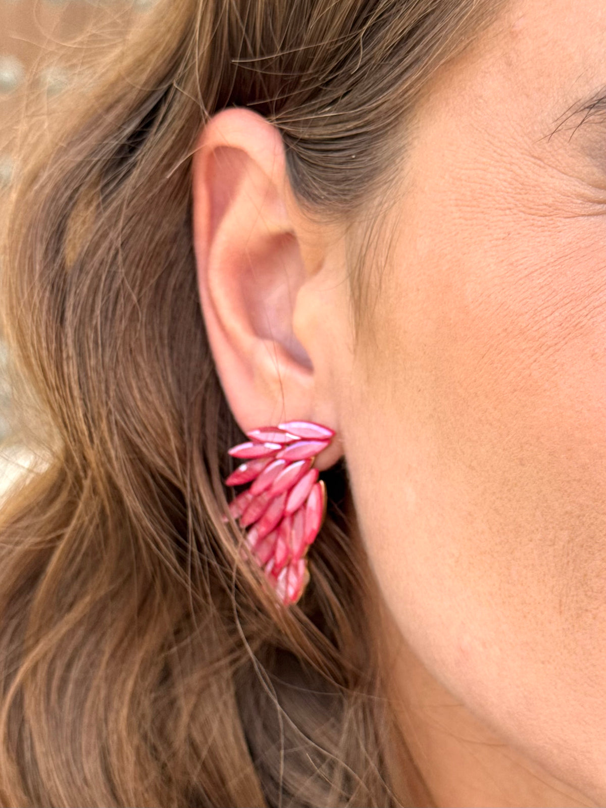 Pendientes Sabinilla Burdeos