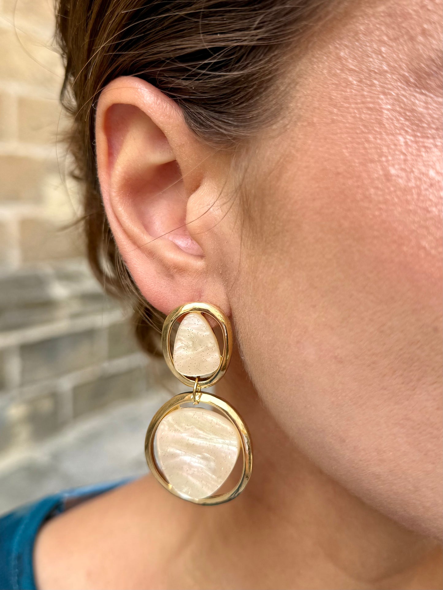 Pendientes Caleta Beige