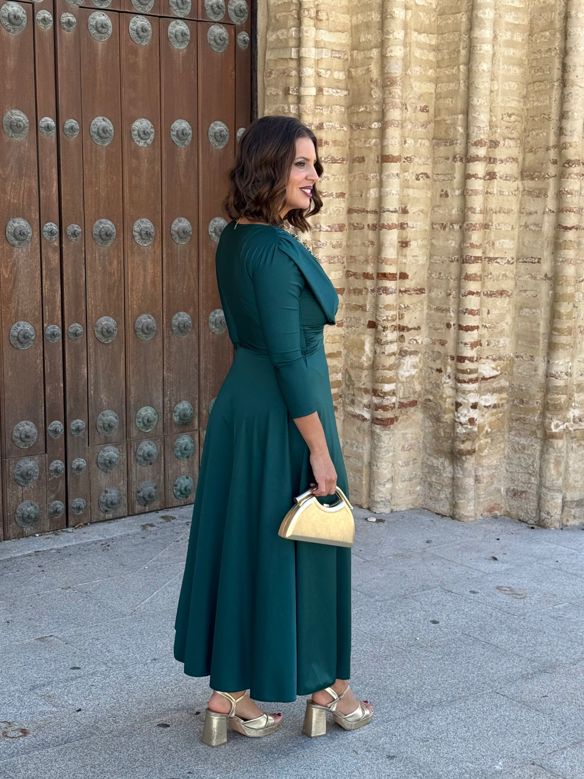 Vestido Ágata Petróleo